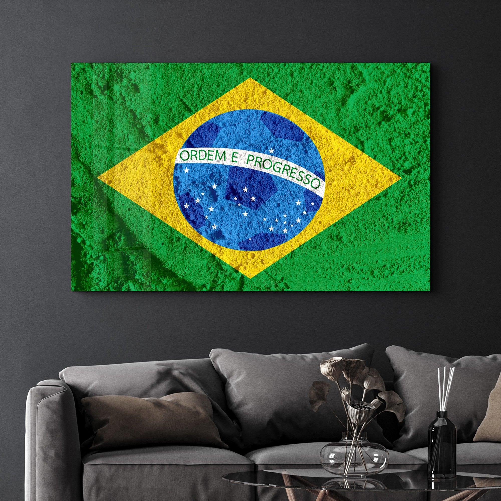 Quadro Decorativo em Vidro Temperado Multicolor 35x55cm - Impressão UV de Alta Qualidade