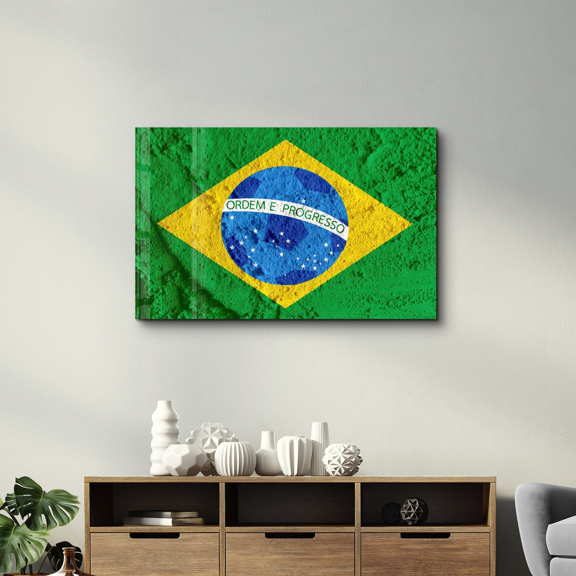 Quadro Decorativo em Vidro Temperado Multicolor 35x55cm - Impressão UV de Alta Qualidade