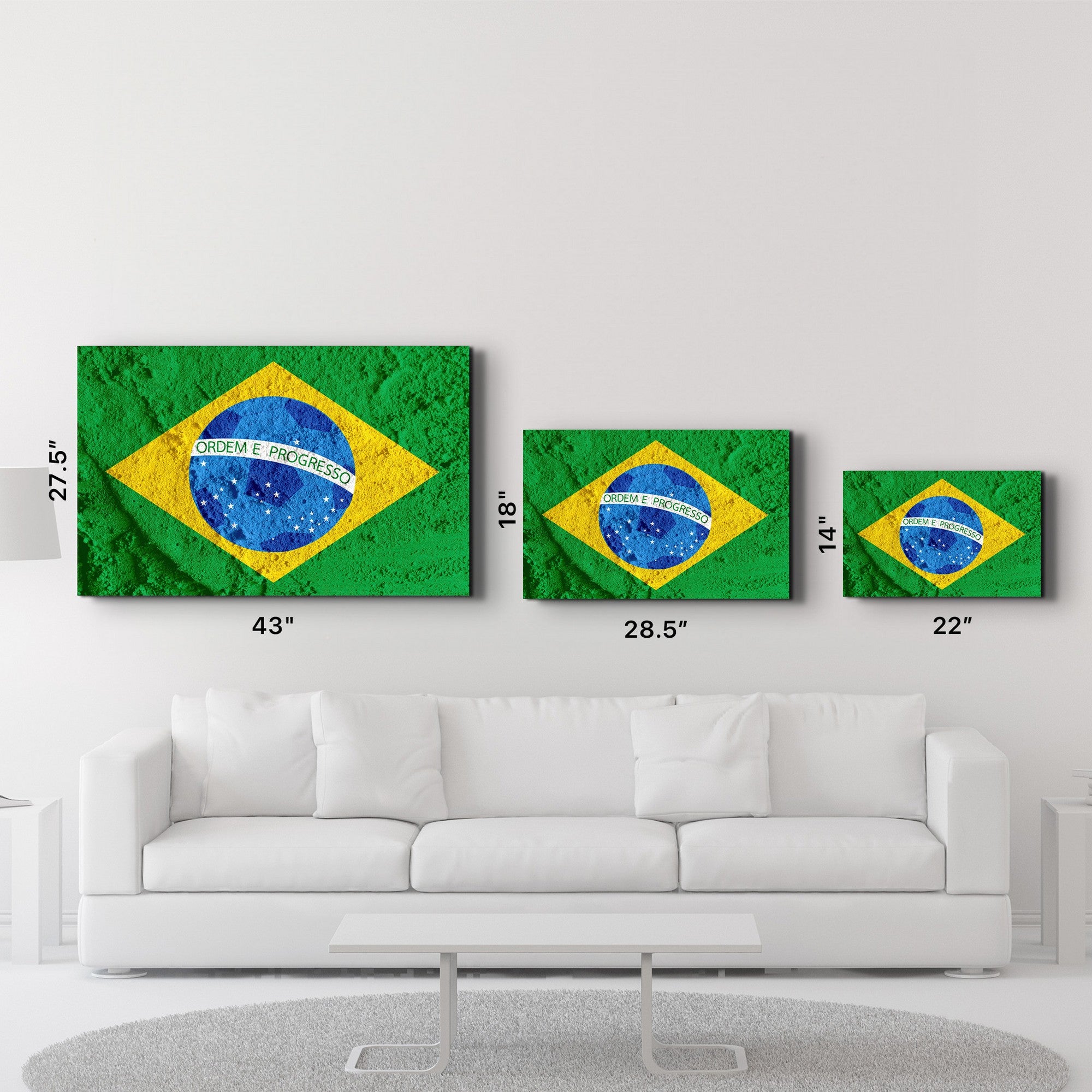 Quadro Decorativo em Vidro Temperado Multicolor 35x55cm - Impressão UV de Alta Qualidade