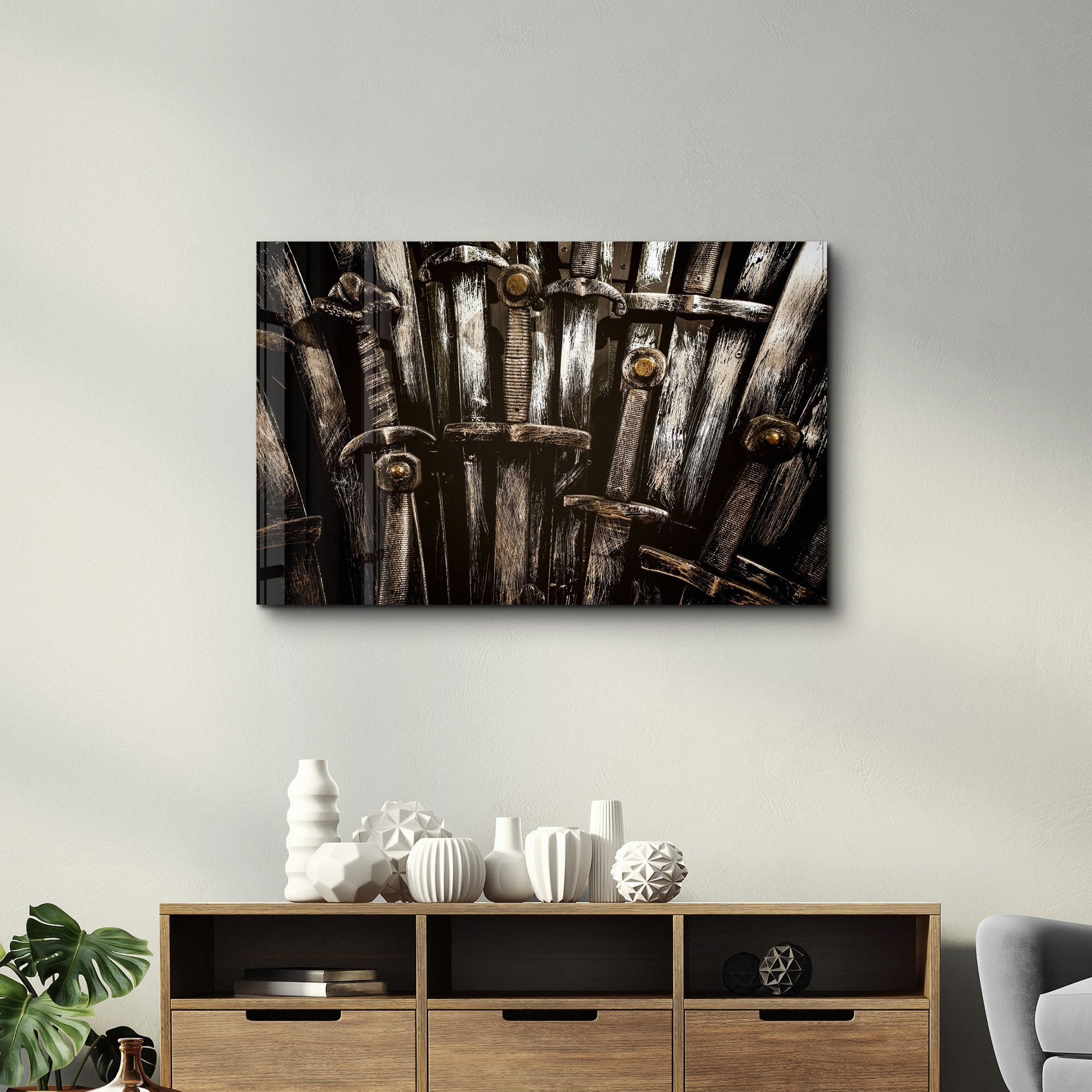 Quadro Decorativo em Vidro Temperado Multicolor 35x55cm - Impressão UV de Alta Qualidade