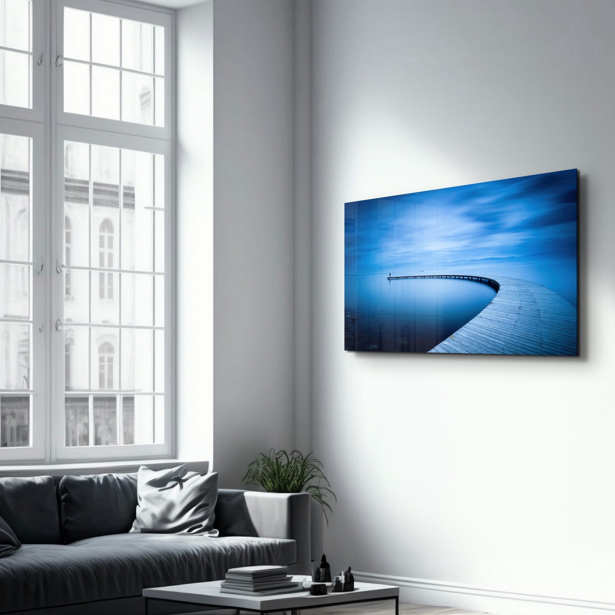 Quadro Decorativo em Vidro Temperado Multicolor 35x55cm - Impressão UV de Alta Qualidade