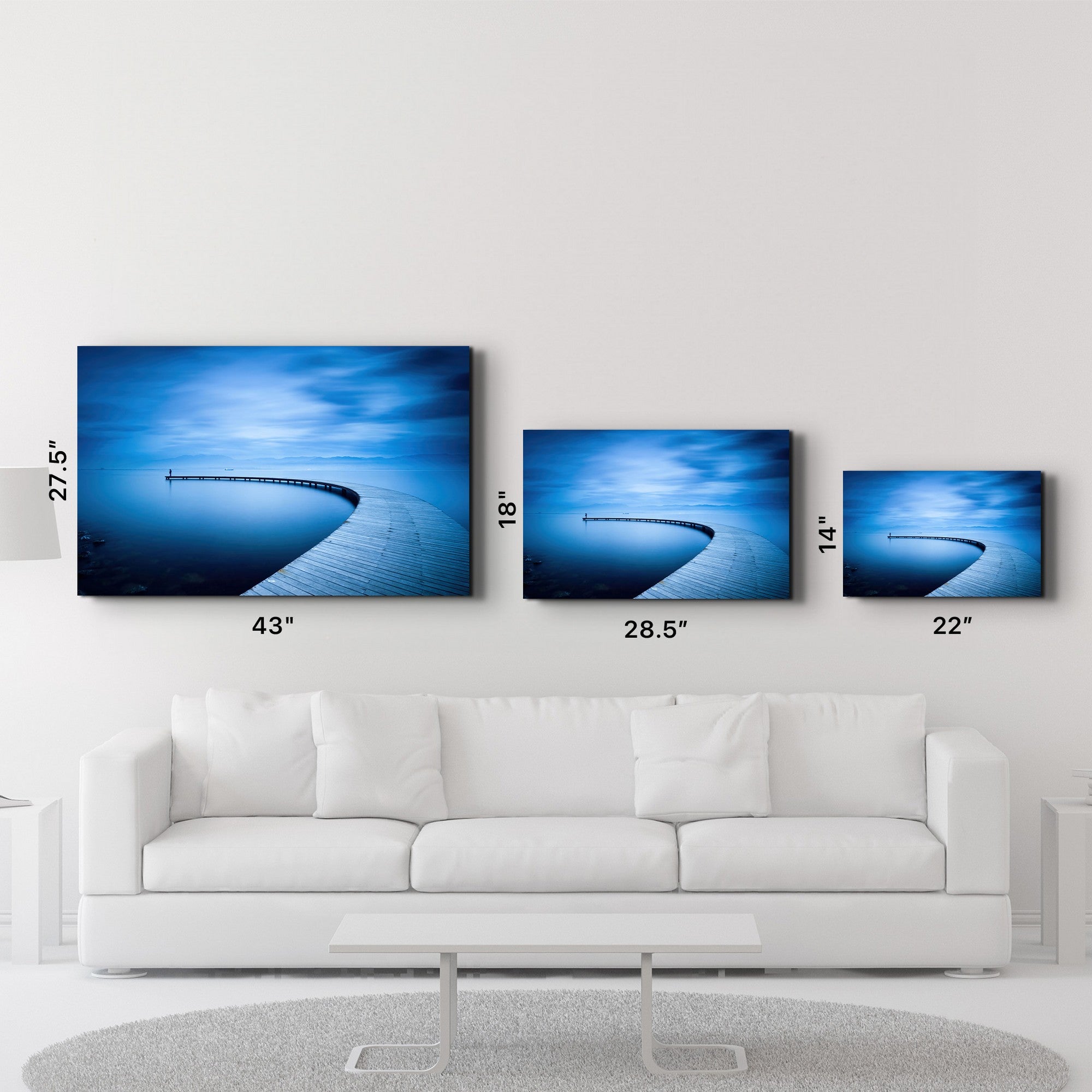 Quadro Decorativo em Vidro Temperado Multicolor 35x55cm - Impressão UV de Alta Qualidade