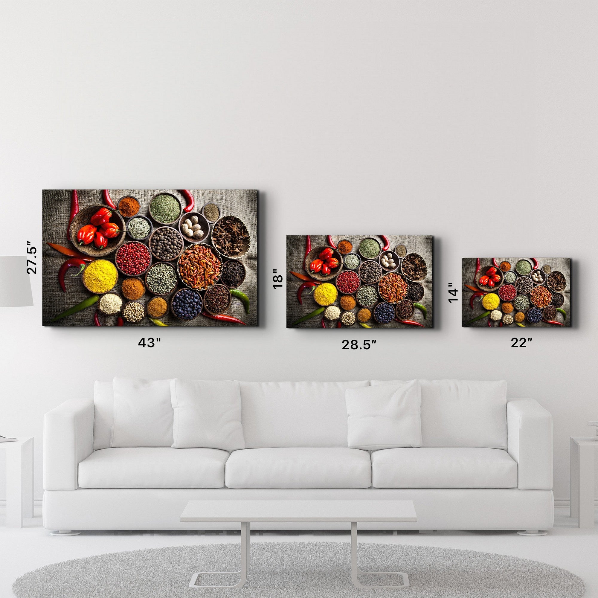 Quadro Decorativo em Vidro Temperado 35 x 55 cm, Multicolor, Impressão UV (4 mm) – VFT-2016