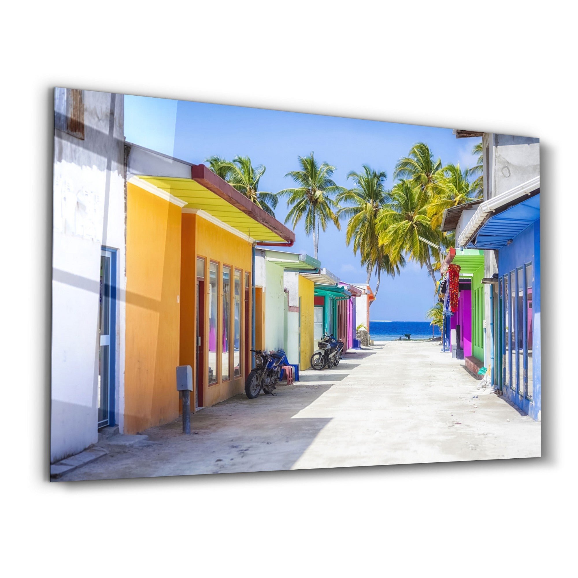 Quadro Decorativo em Vidro Temperado Multicolor 35x55cm - Impressão UV de Alta Qualidade