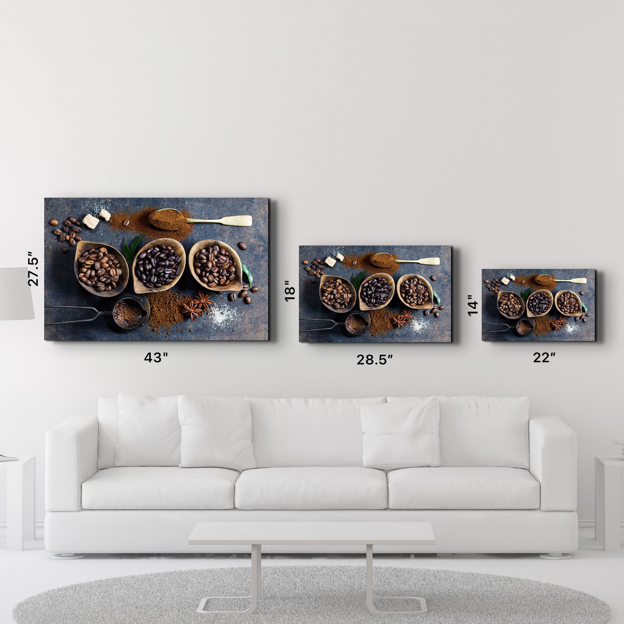 Quadro Decorativo em Vidro Temperado Multicolor 35x55cm - Impressão UV de Alta Qualidade