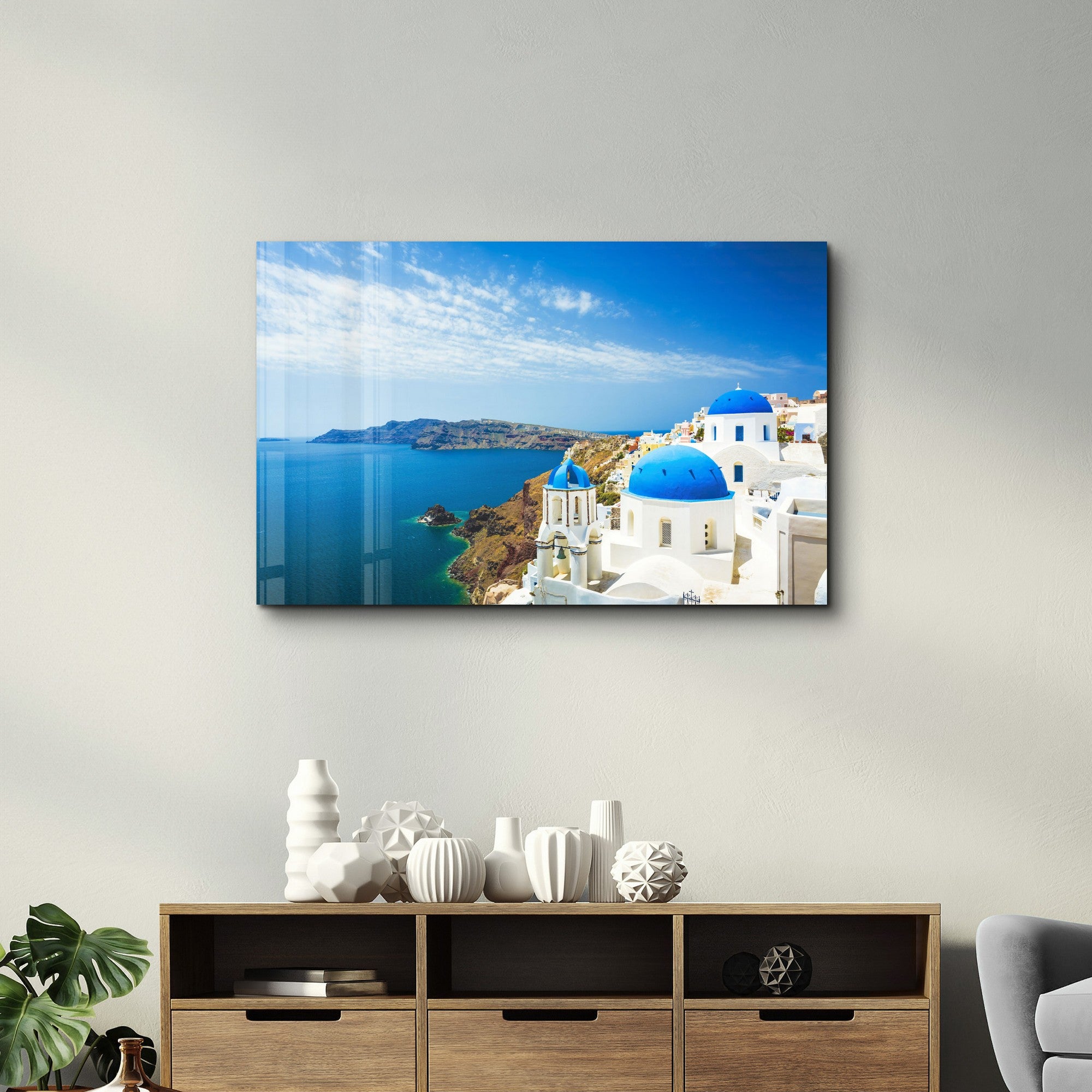 Quadro Decorativo em Vidro Temperado Multicolor 35x55cm - Impressão UV de Alta Qualidade