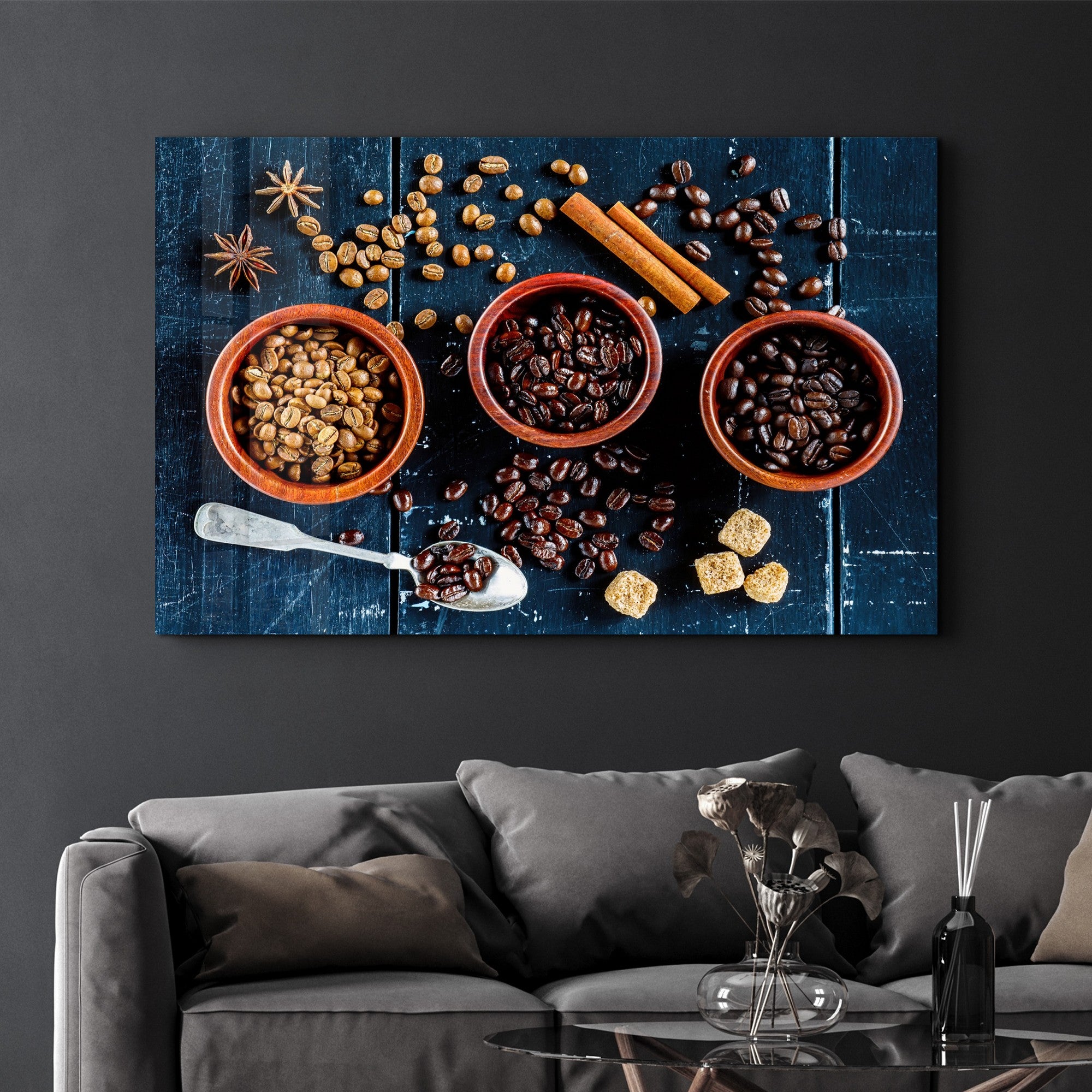 Quadro Decorativo em Vidro Temperado Multicolor 35x55cm - Impressão UV de Alta Qualidade