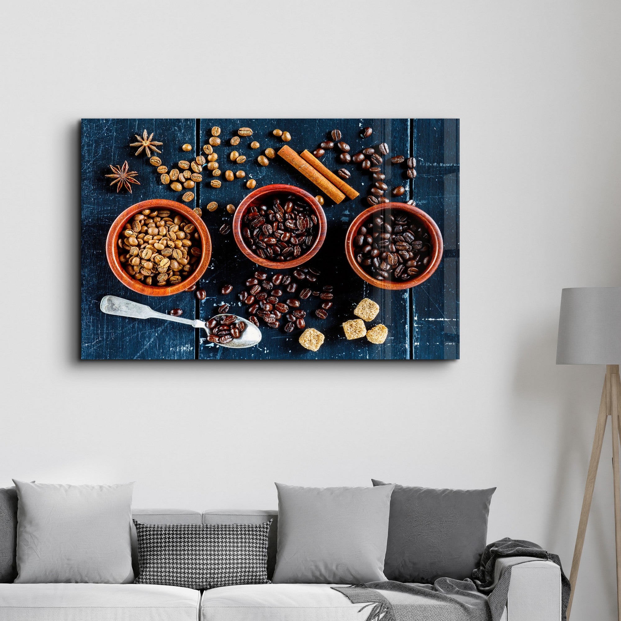 Quadro Decorativo em Vidro Temperado Multicolor 35x55cm - Impressão UV de Alta Qualidade