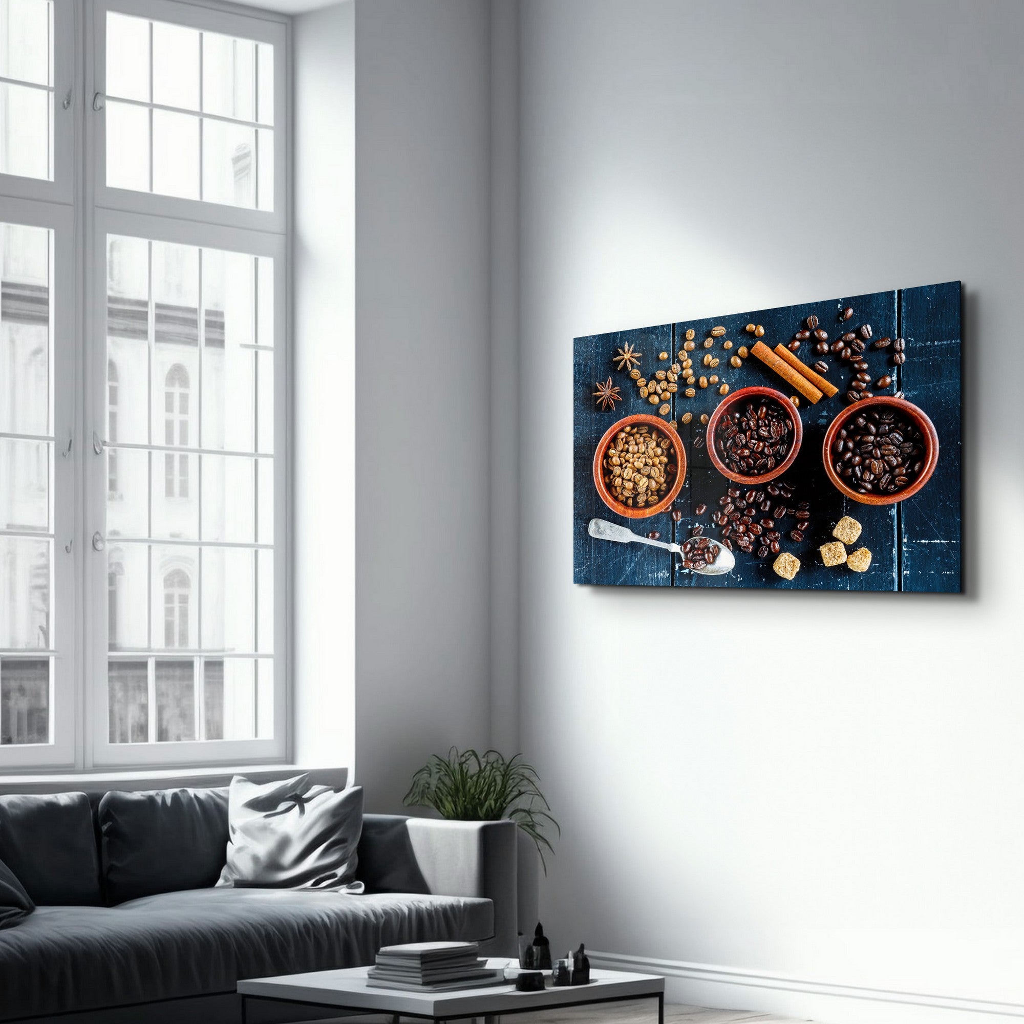 Quadro Decorativo em Vidro Temperado Multicolor 35x55cm - Impressão UV de Alta Qualidade