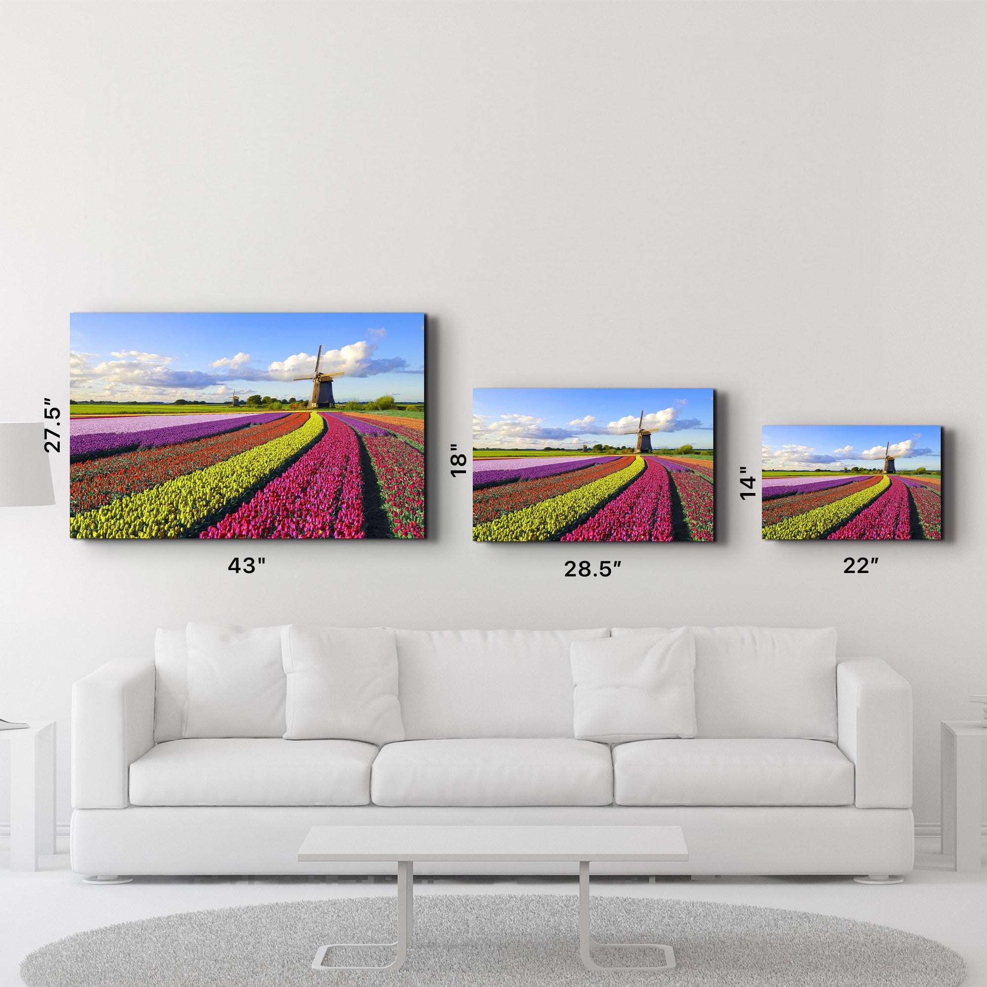 Arte Decorativa em Vidro Temperado Multicolor 35x55cm - Impressão UV de Alta Qualidade