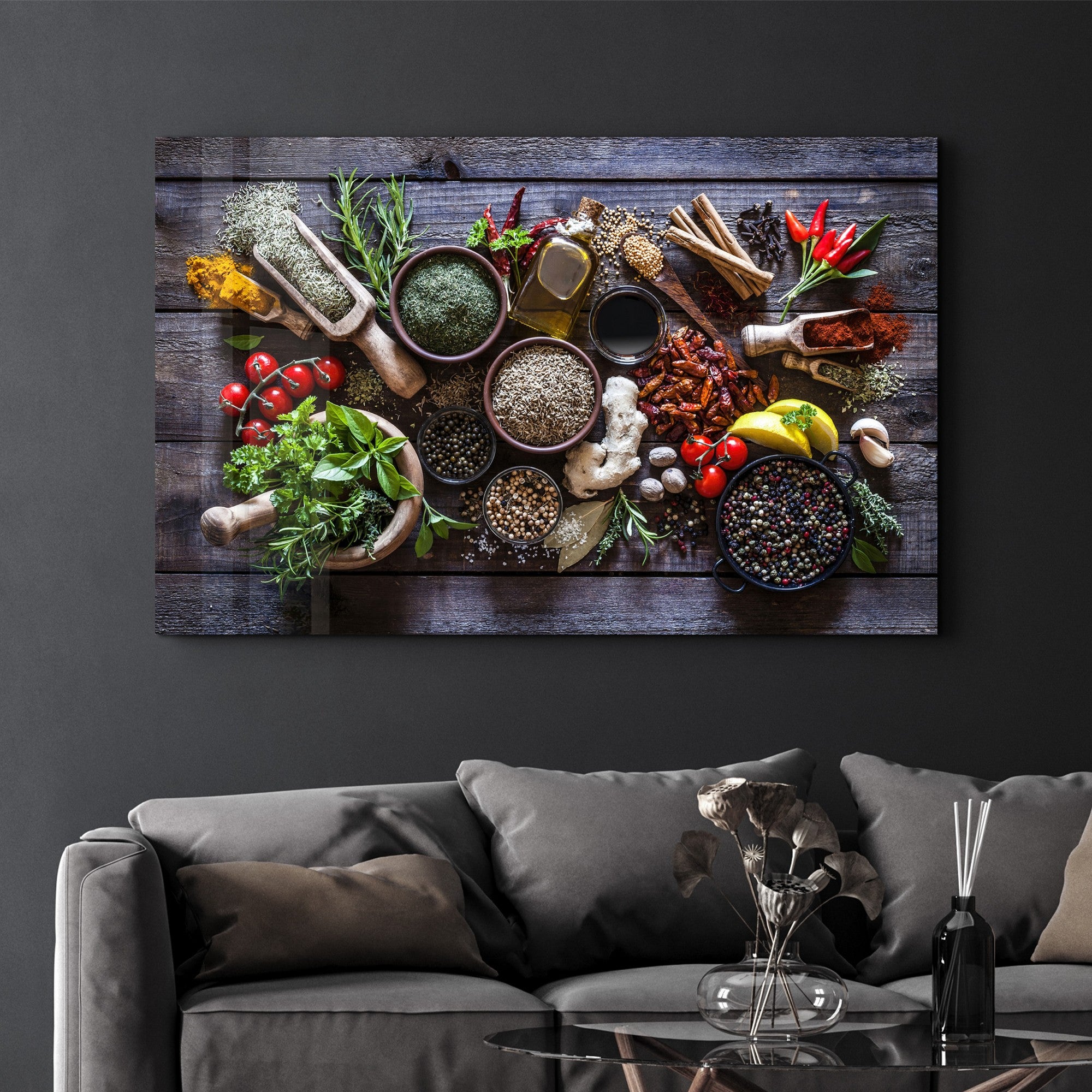 Arte Decorativa em Vidro Temperado Multicolor 70x110cm - Impressão UV de Alta Qualidade