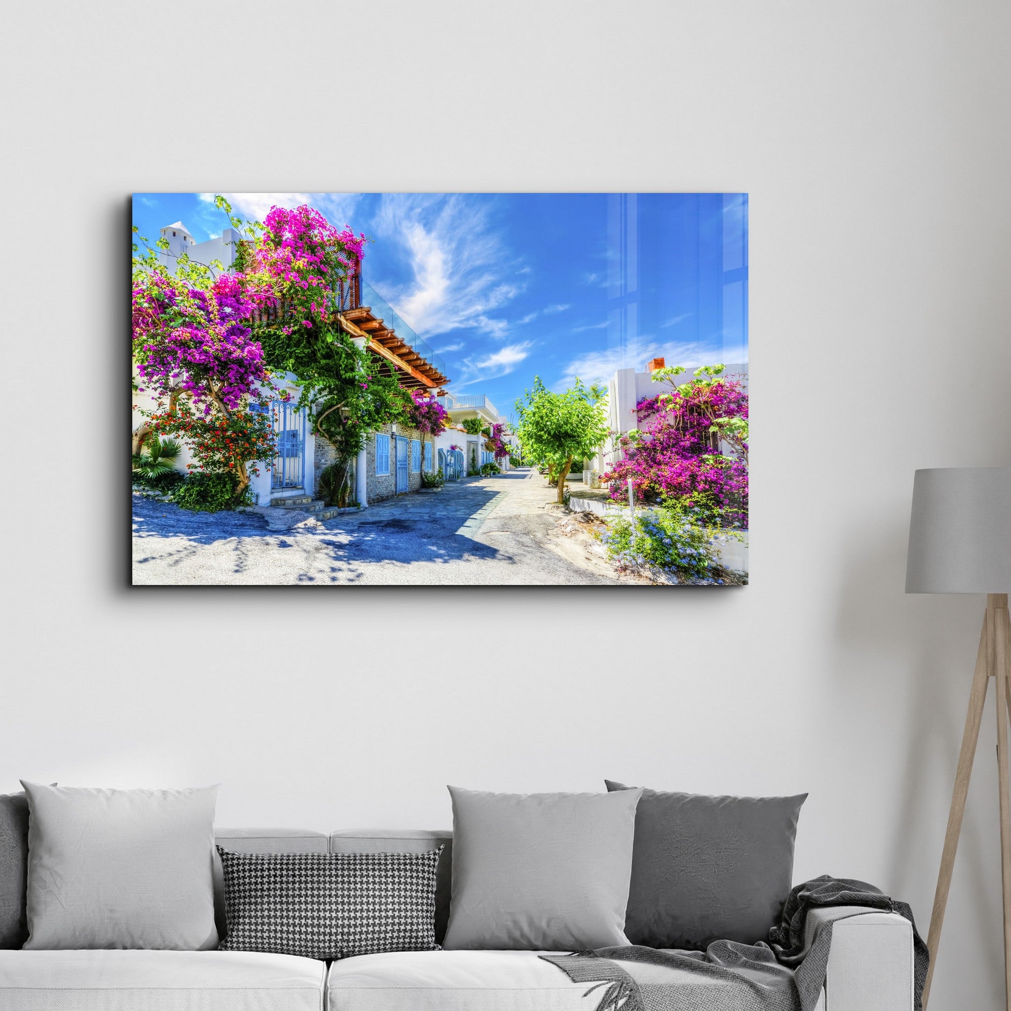 Quadro Decorativo em Vidro Temperado Multicolor 35x55cm - Impressão UV de Alta Qualidade