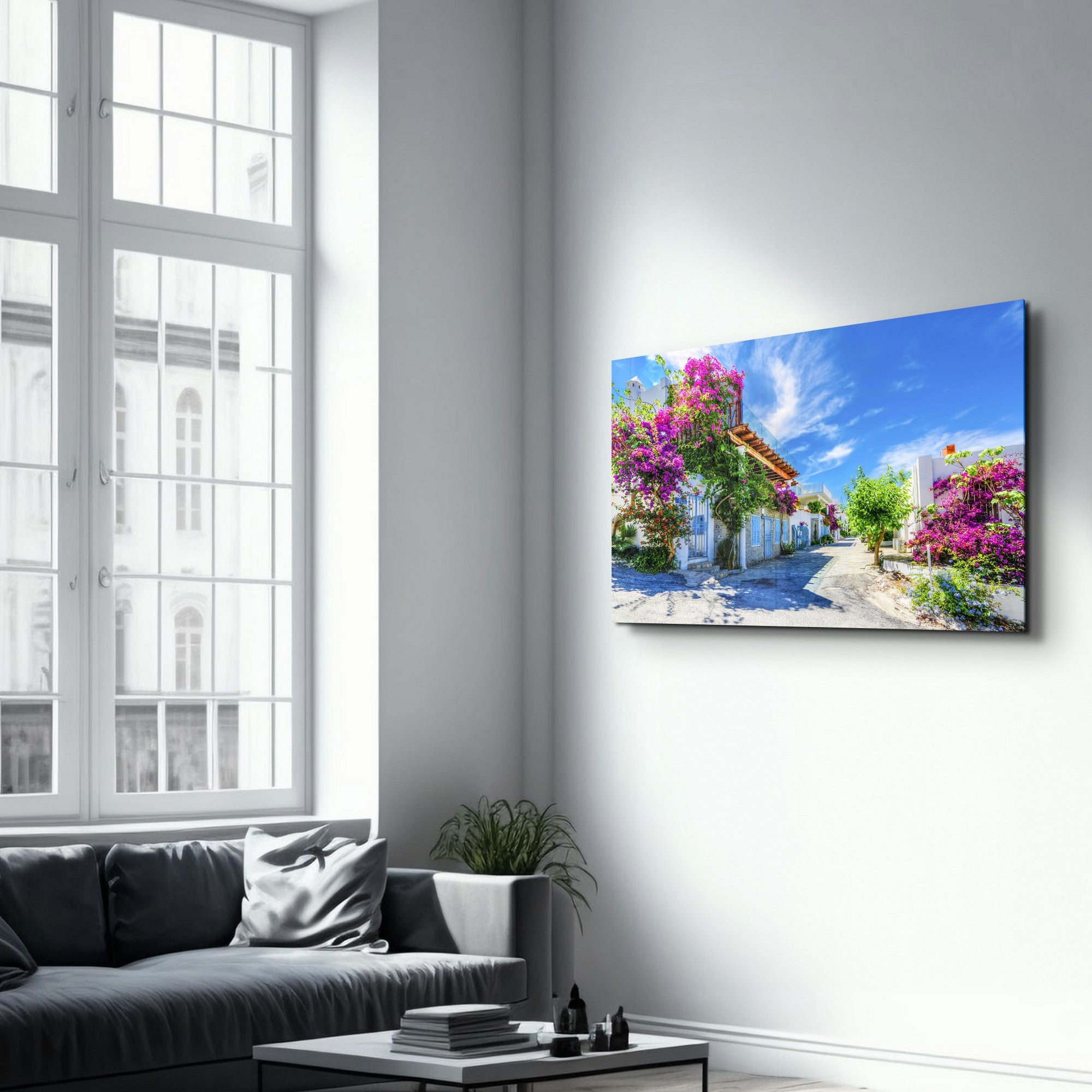 Quadro Decorativo em Vidro Temperado Multicolor 35x55cm - Impressão UV de Alta Qualidade