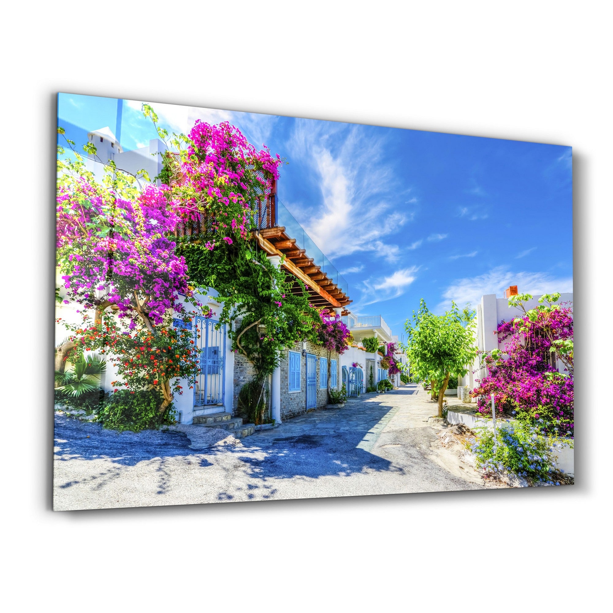 Quadro Decorativo em Vidro Temperado Multicolor 35x55cm - Impressão UV de Alta Qualidade
