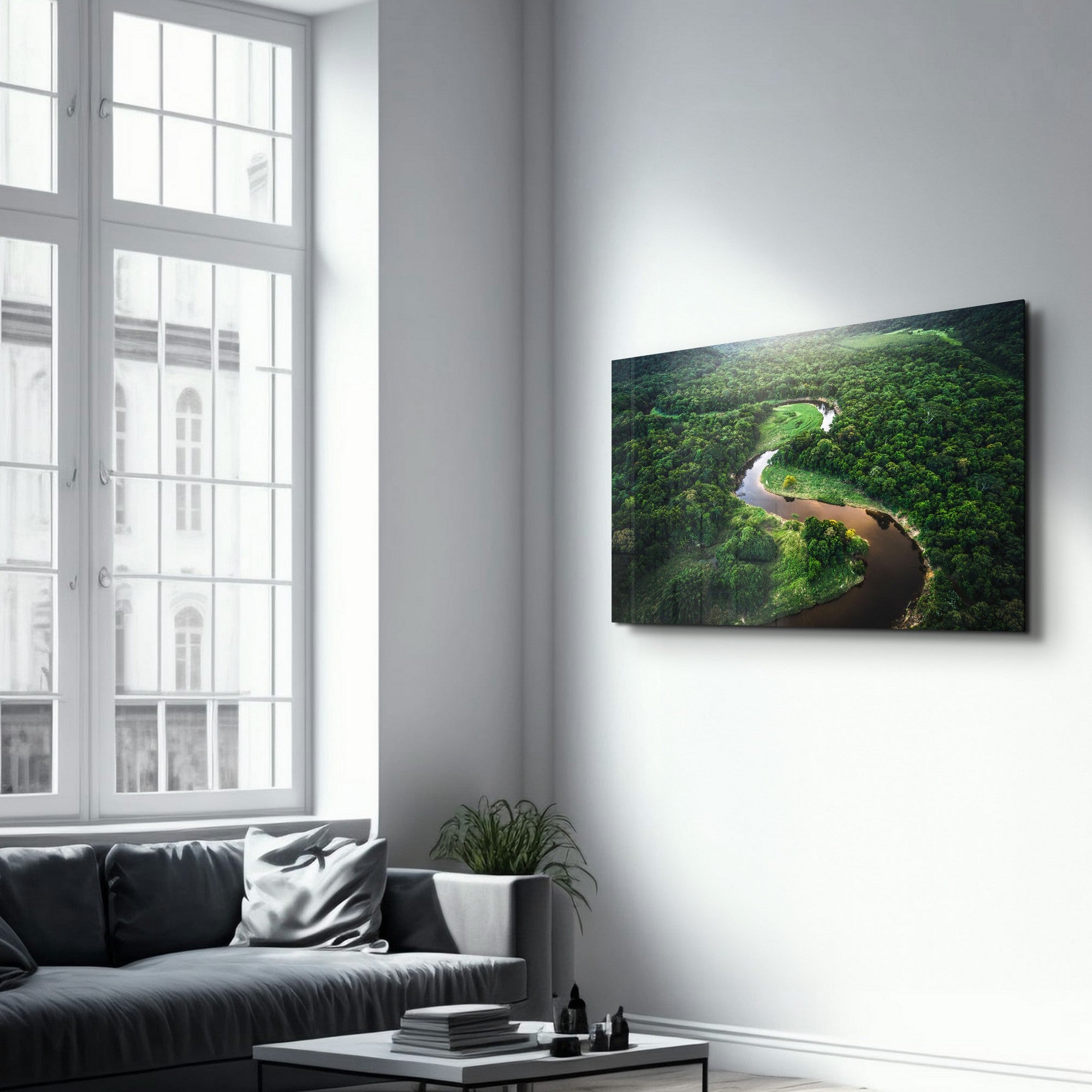 Quadro Decorativo em Vidro Temperado Multicolor 35x55cm - Impressão UV de Alta Qualidade