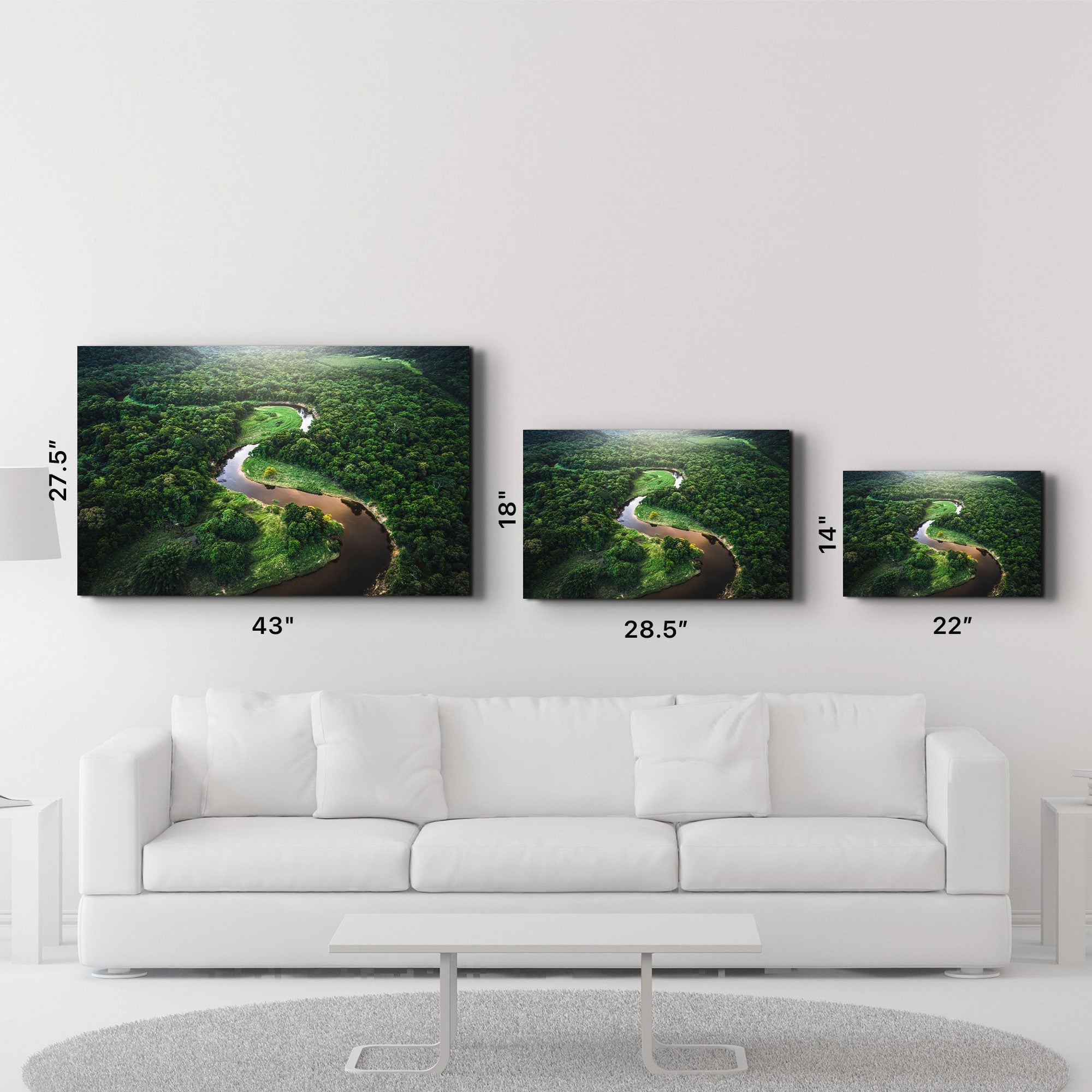 Quadro Decorativo em Vidro Temperado Multicolor 35x55cm - Impressão UV de Alta Qualidade