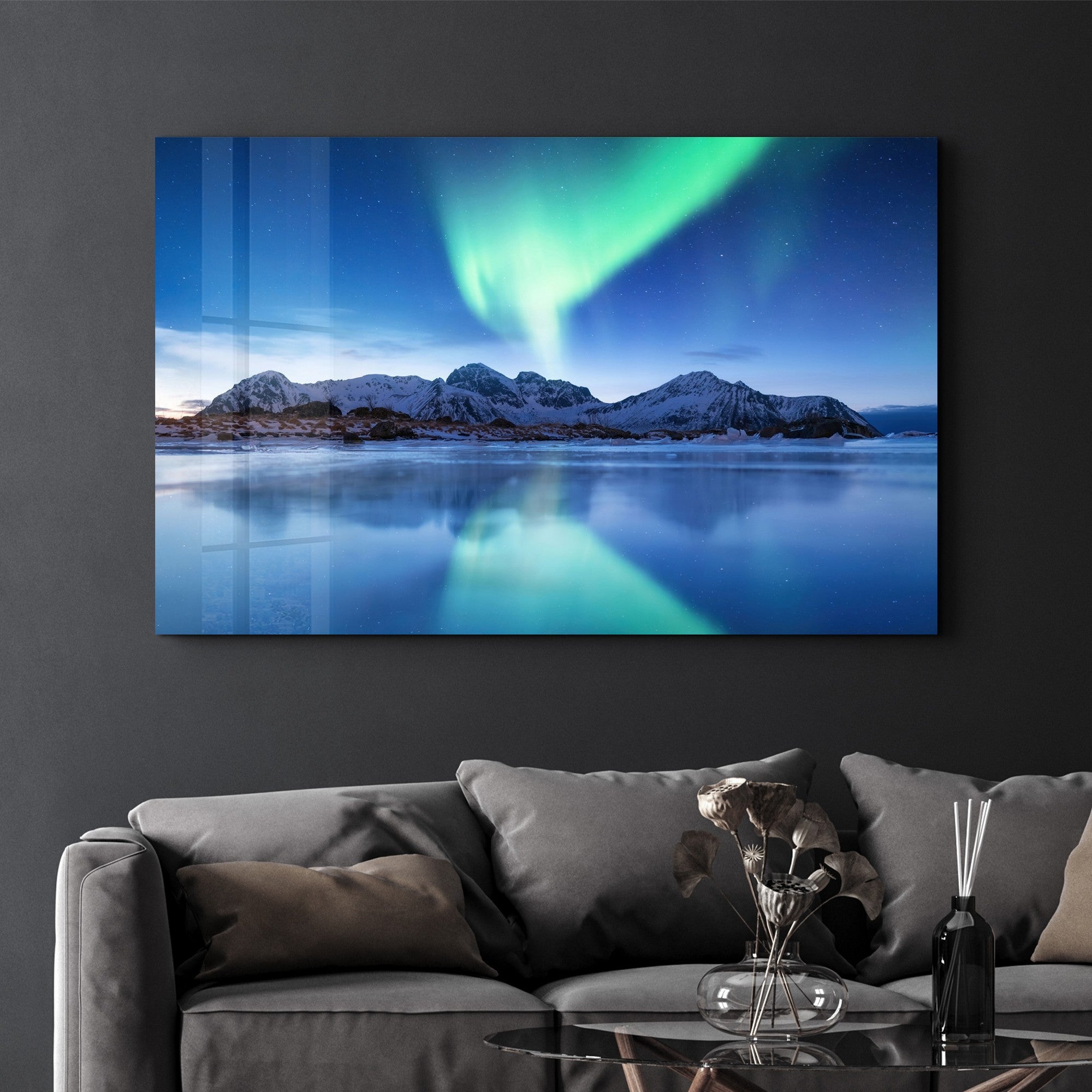 Quadro Decorativo em Vidro Temperado Multicolor 35x55cm - Impressão UV de Alta Qualidade