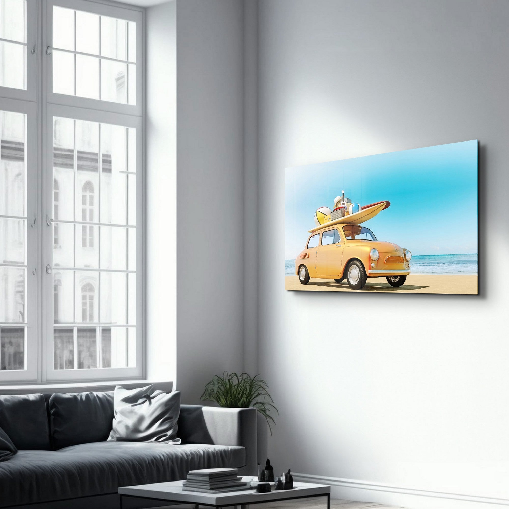 Quadro Decorativo em Vidro Temperado Multicolor 35x55cm - Impressão UV de Alta Qualidade