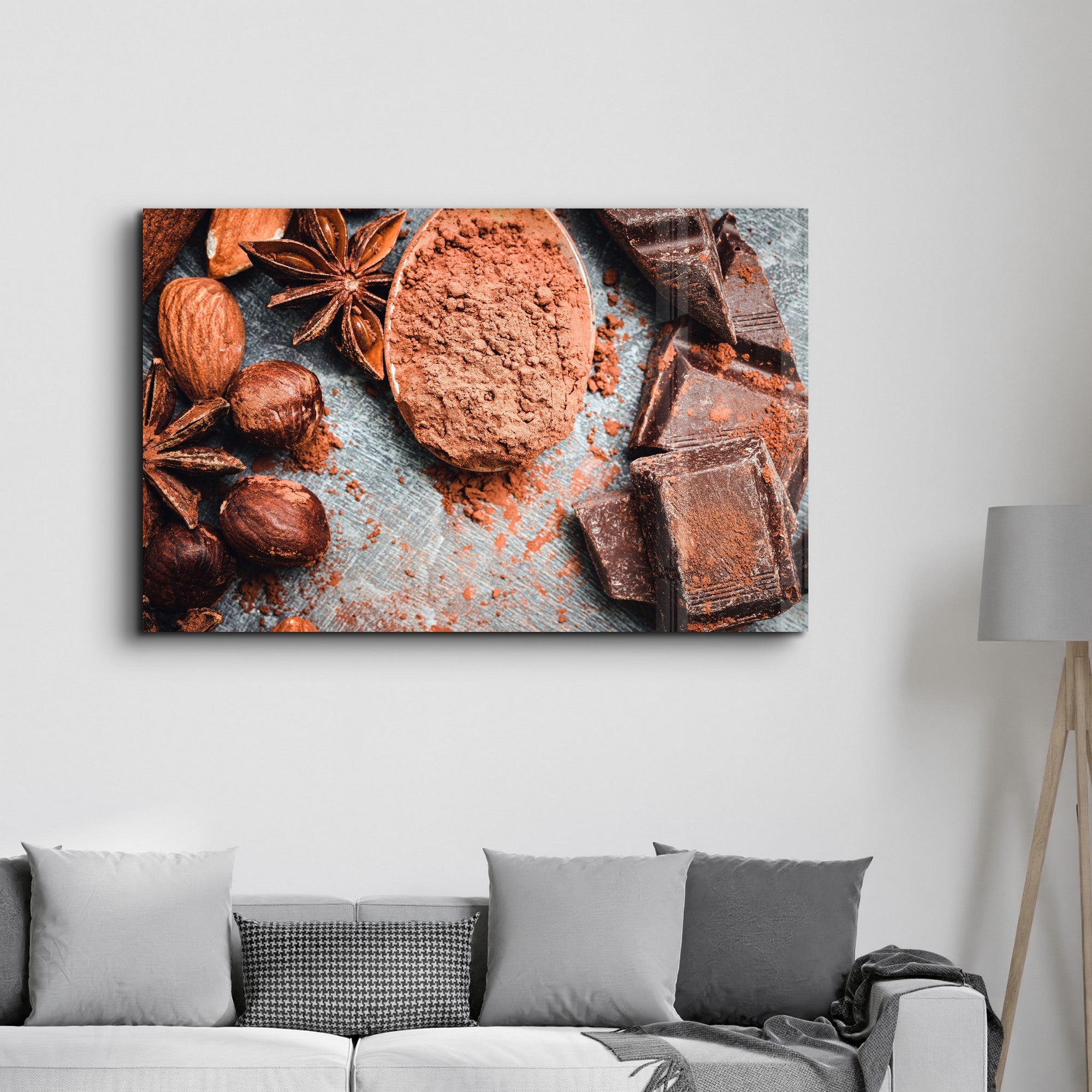 Quadro Decorativo em Vidro Temperado Multicolor 35x55cm - Impressão UV de Alta Qualidade