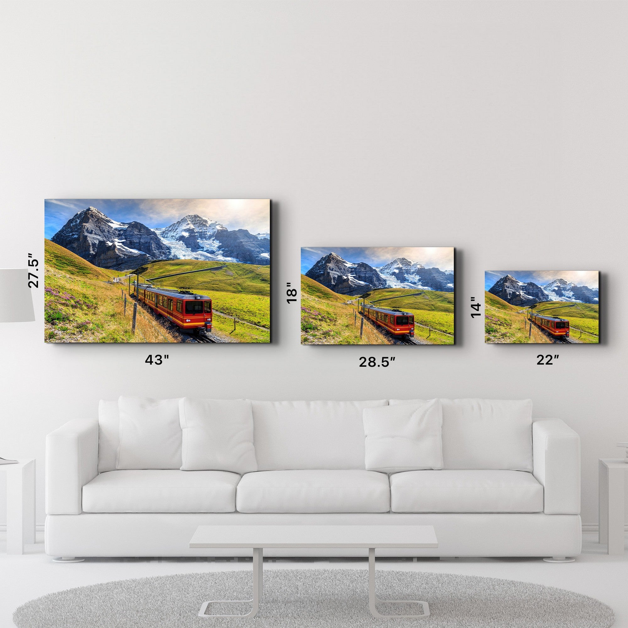 Quadro Decorativo em Vidro Temperado Multicolor 35x55cm - Impressão UV de Alta Qualidade