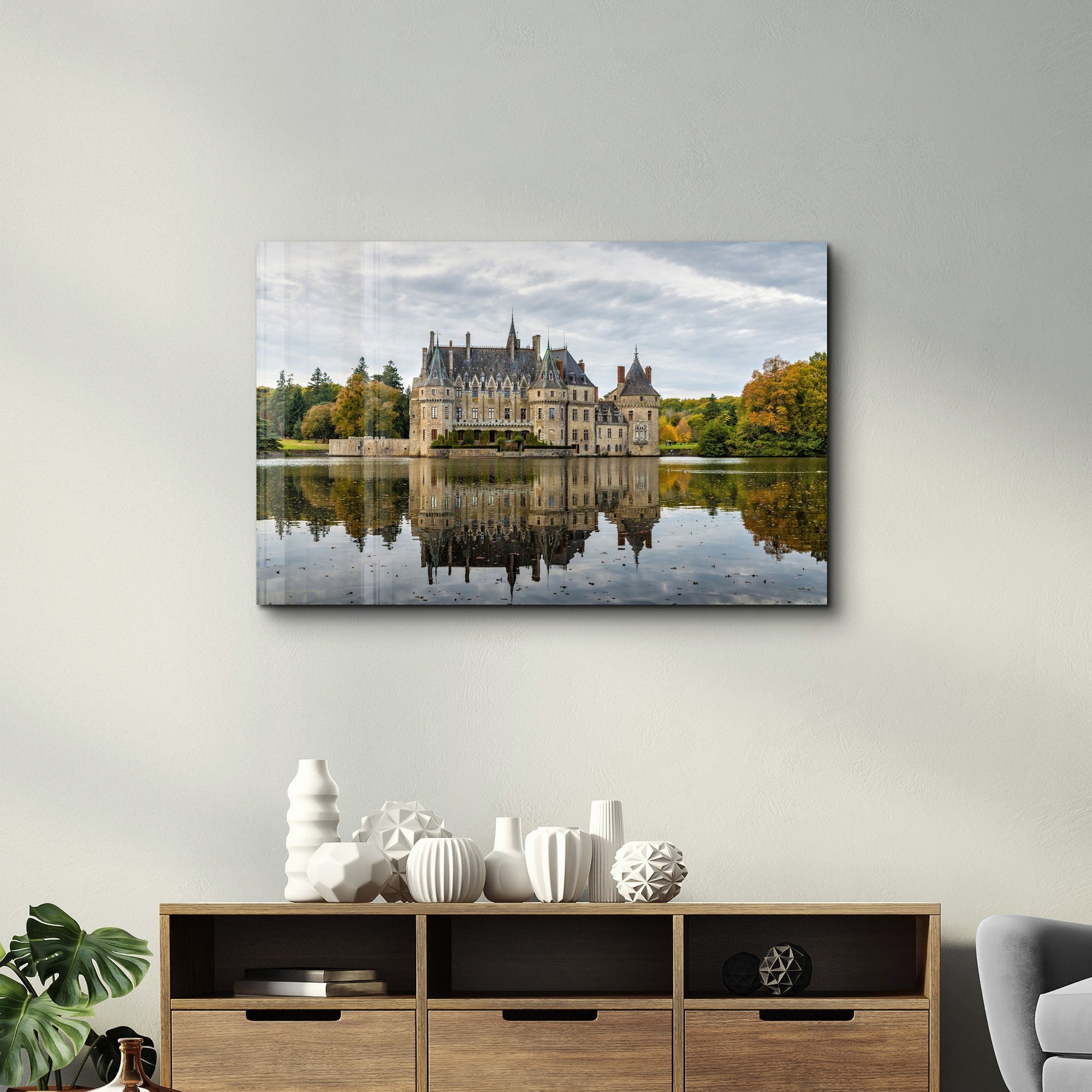 Quadro Decorativo em Vidro Temperado Multicolor 35x55cm - Impressão UV de Alta Qualidade