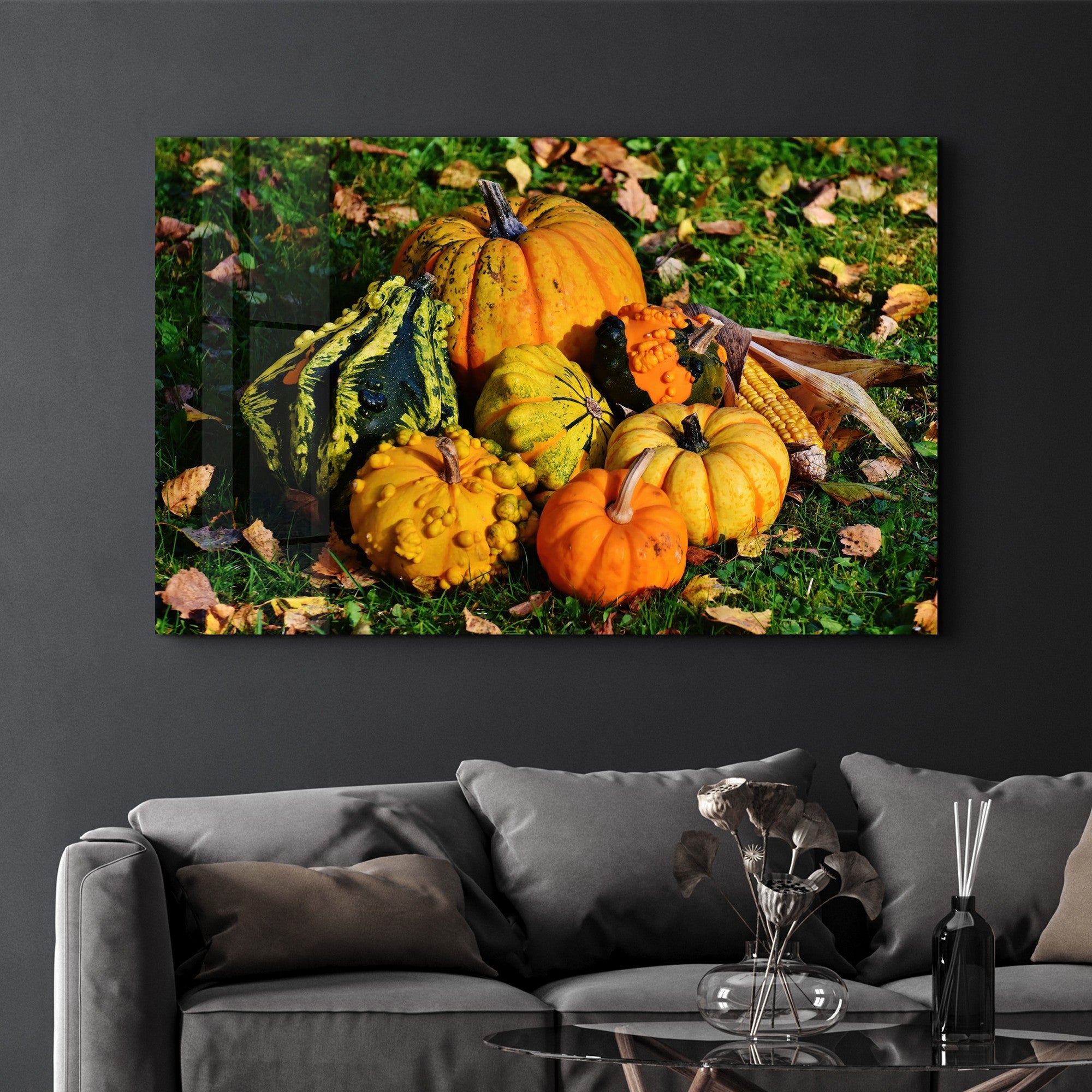 Quadro Decorativo em Vidro Temperado Multicolor 35x55cm - Impressão UV de Alta Qualidade