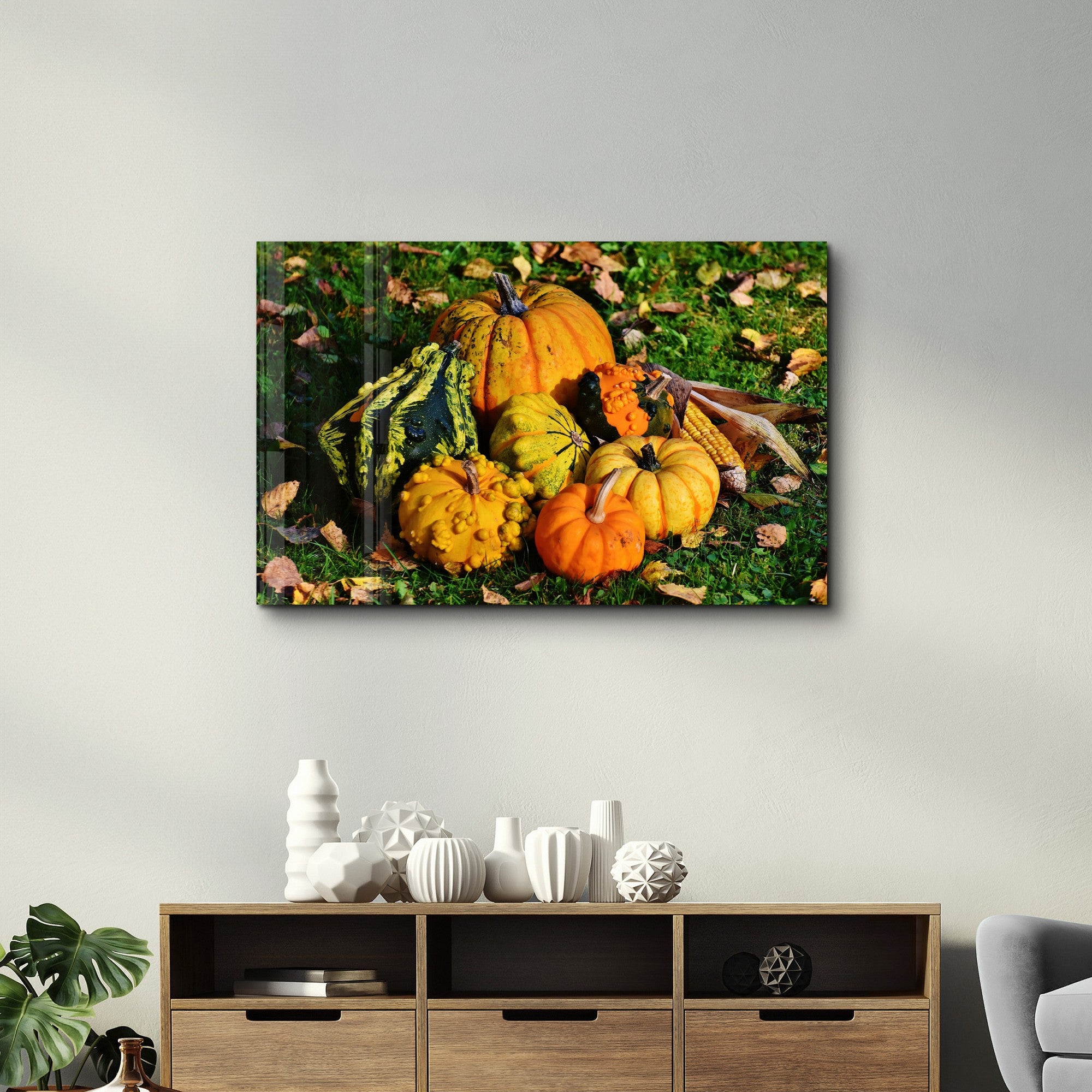Quadro Decorativo em Vidro Temperado Multicolor 35x55cm - Impressão UV de Alta Qualidade