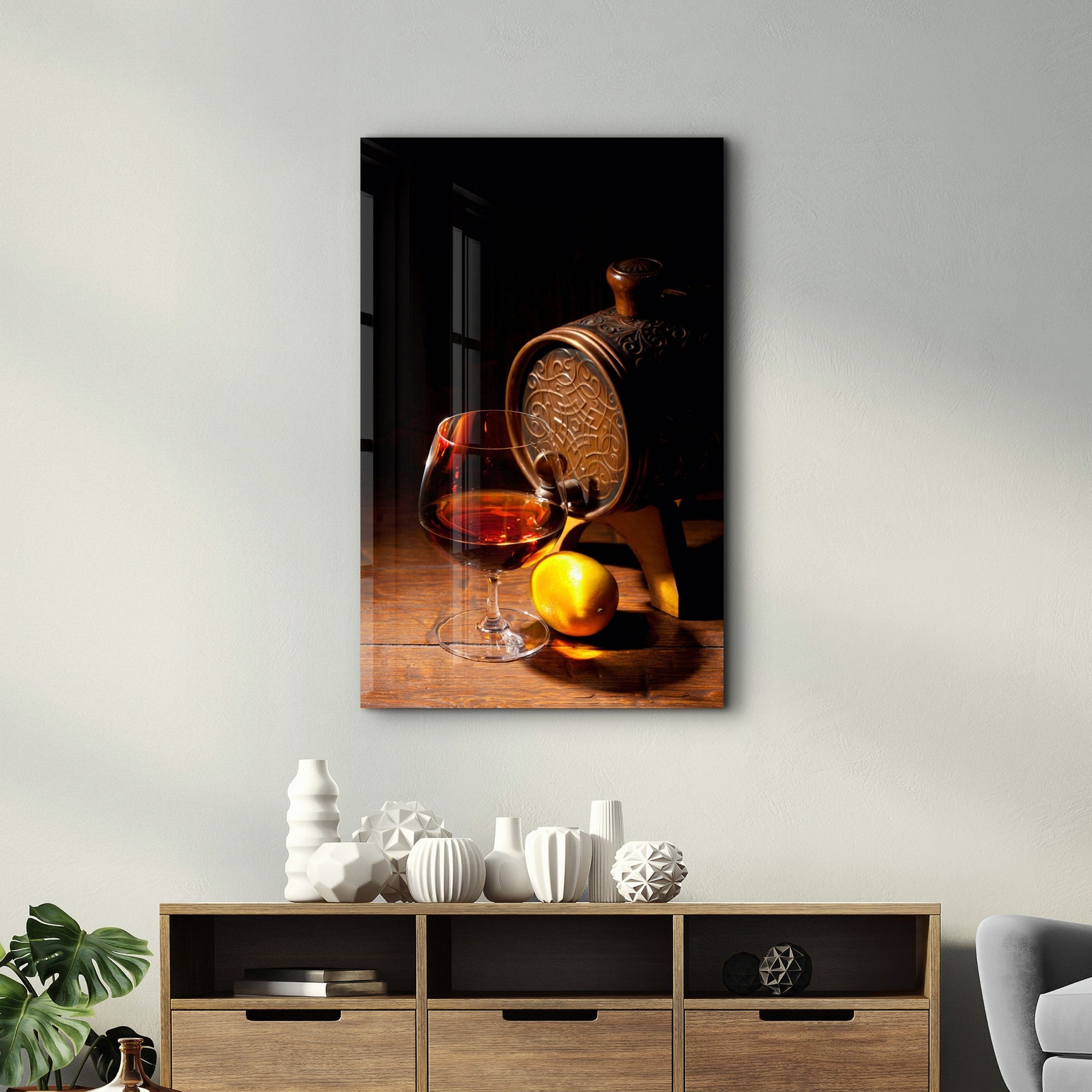 Quadro Decorativo em Vidro Temperado Multicolor 35x55cm - Impressão UV de Alta Qualidade