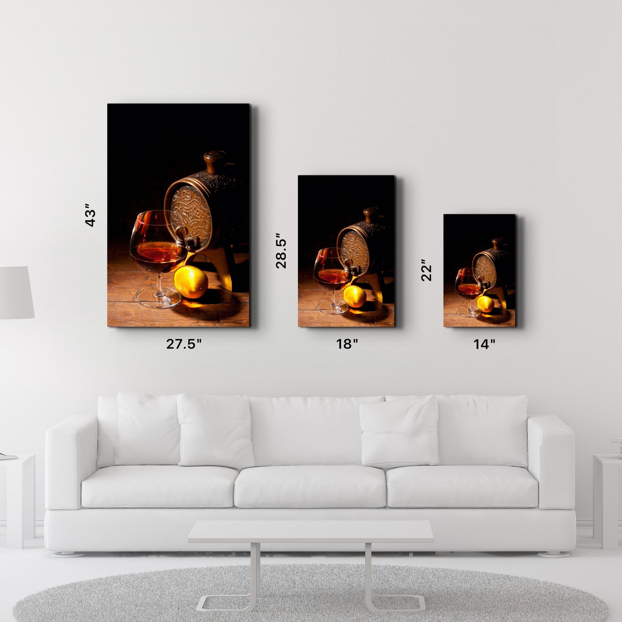 Quadro Decorativo em Vidro Temperado Multicolor 35x55cm - Impressão UV de Alta Qualidade