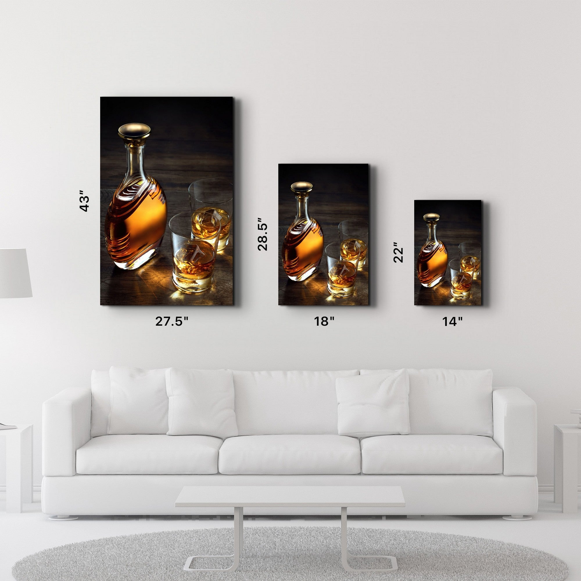 Quadro Decorativo em Vidro Temperado Multicolor 35x55cm - Impressão UV de Alta Qualidade