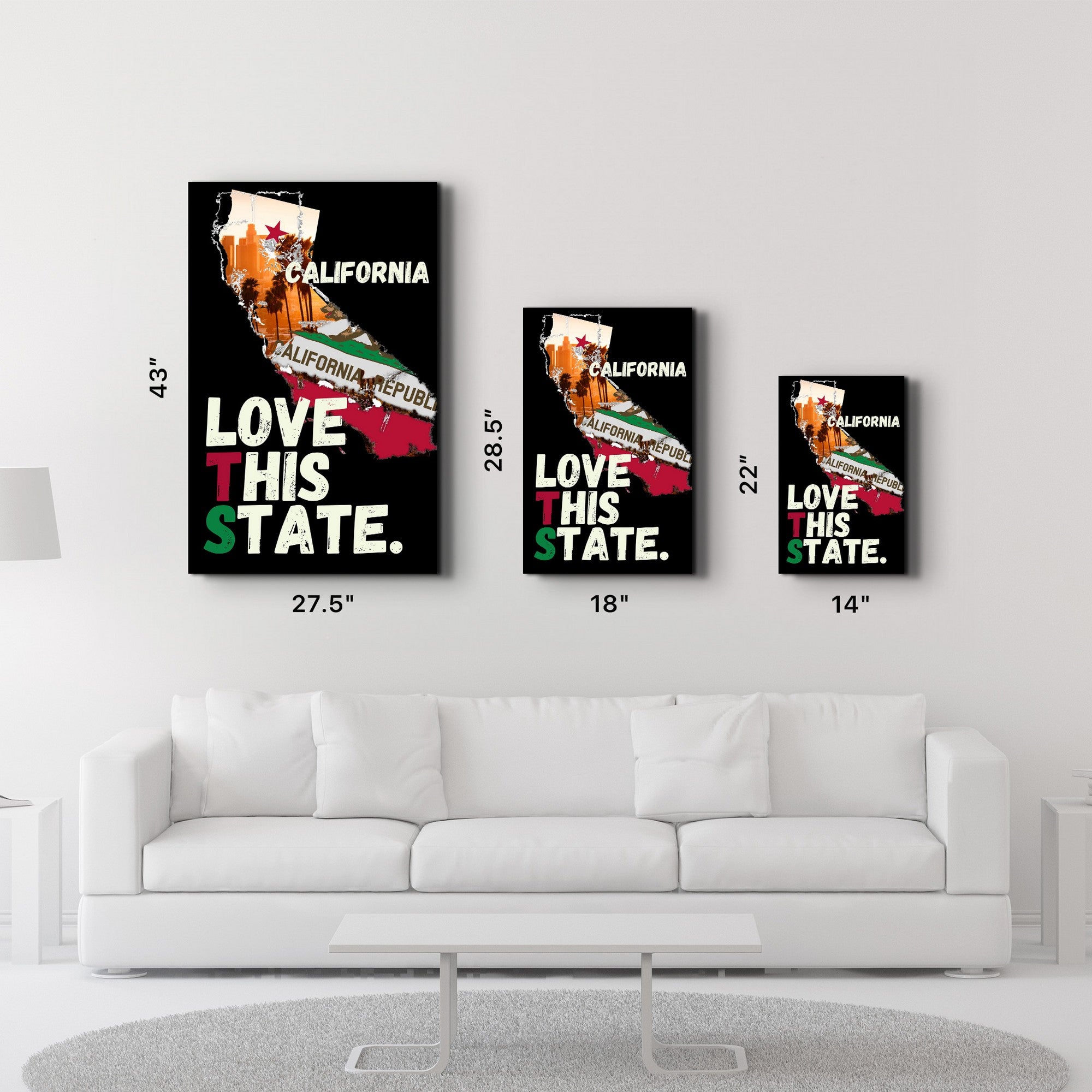 Quadro Decorativo em Vidro Temperado Multicolor 35x55cm - Impressão UV de Alta Qualidade