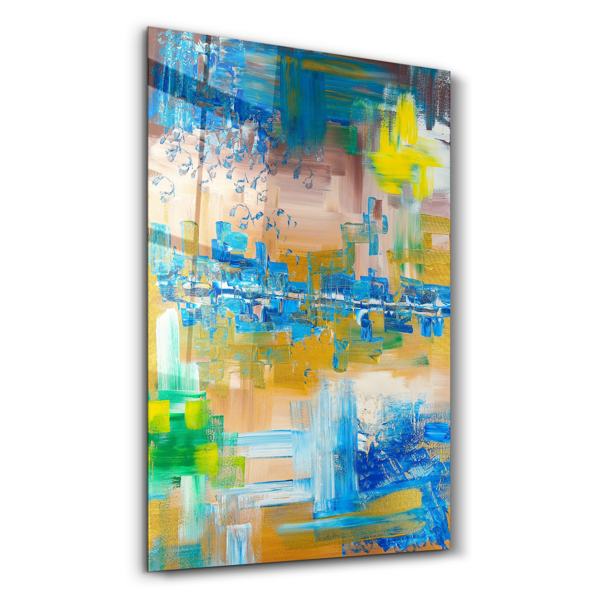 Quadro Decorativo em Vidro Temperado Multicolor 35x55cm - Impressão UV de Alta Qualidade