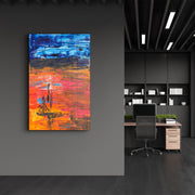 Quadro Decorativo em Vidro Temperado Multicolor 35x55cm - Impressão UV de Alta Qualidade