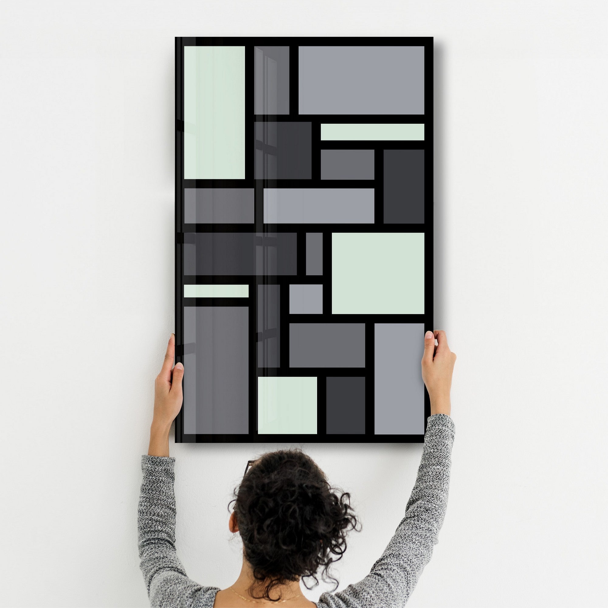 Arte em Vidro Temperado Multicolor 35x55cm - Pintura Decorativa UV de Alta Qualidade