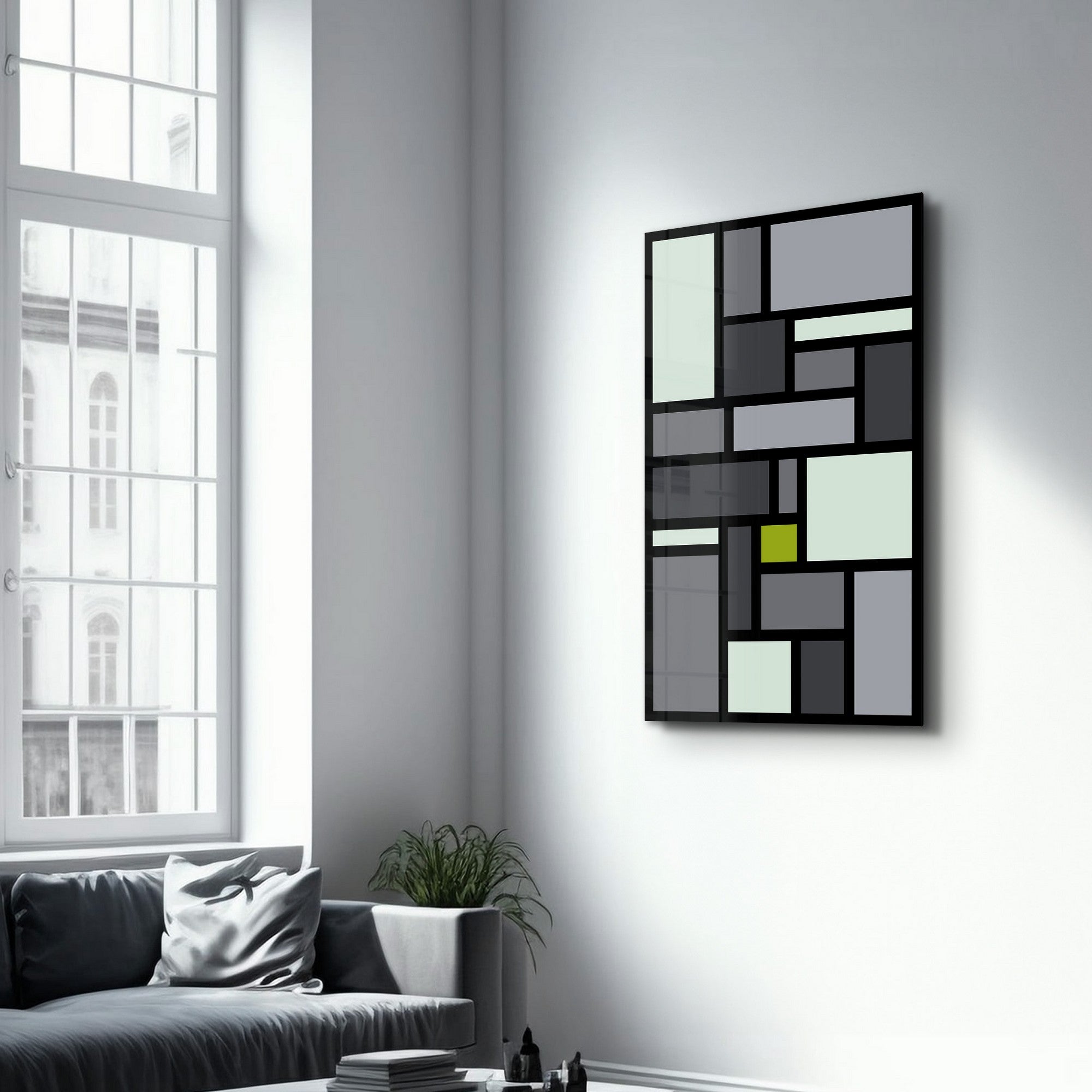 Quadro Decorativo em Vidro Temperado Multicolor 35x55cm - Impressão UV de Alta Qualidade