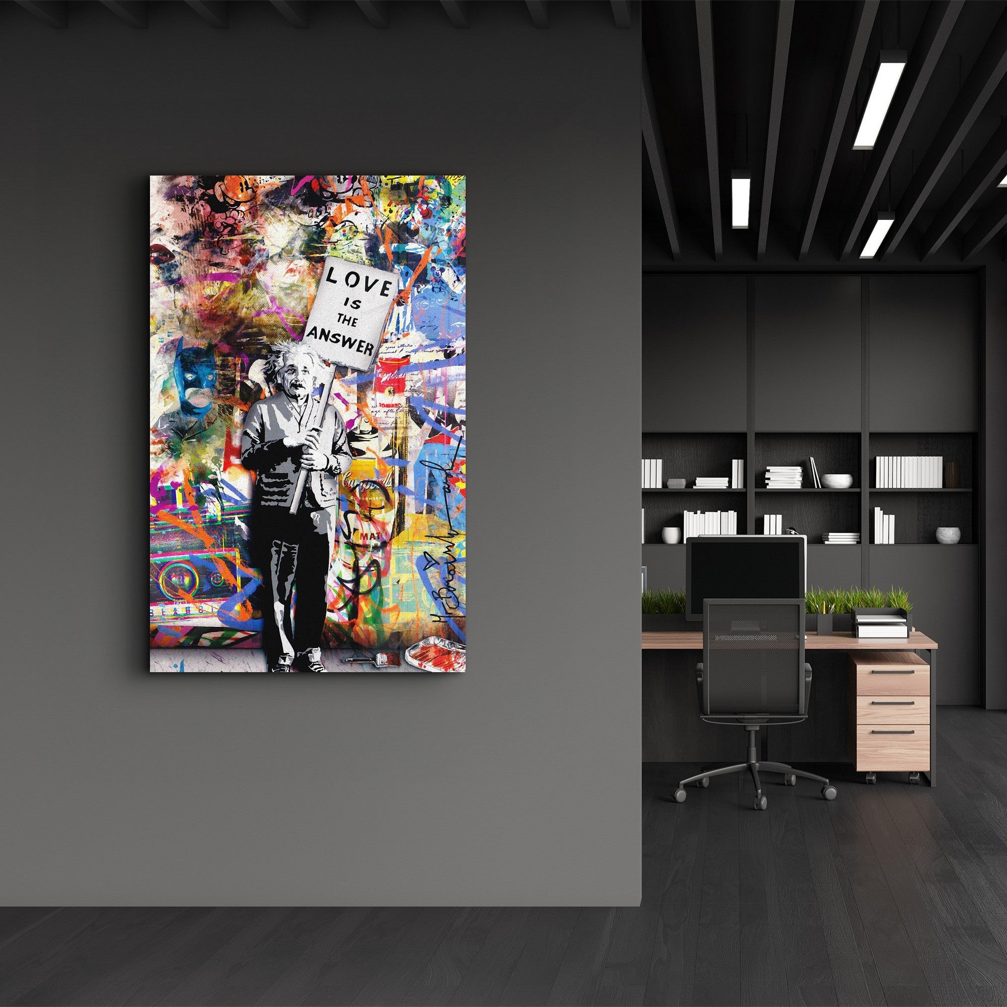 Quadro Decorativo em Vidro Temperado Multicolor 35x55 cm (4 mm) – Impressão UV | VFT-3028