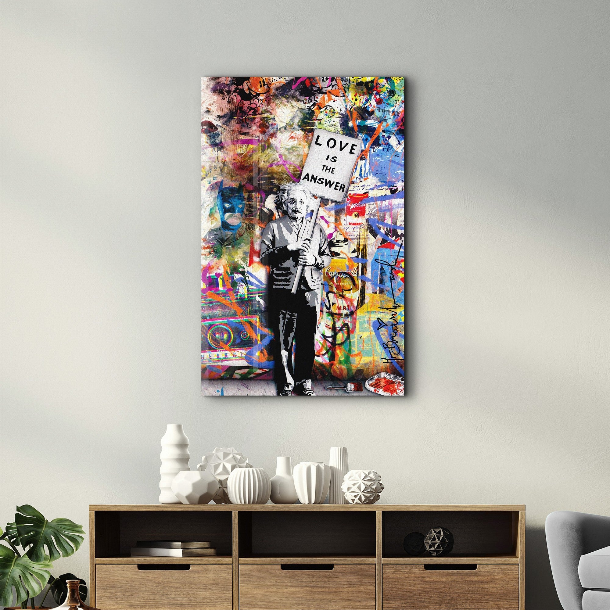 Quadro Decorativo em Vidro Temperado Multicolor 35x55 cm (4 mm) – Impressão UV | VFT-3028