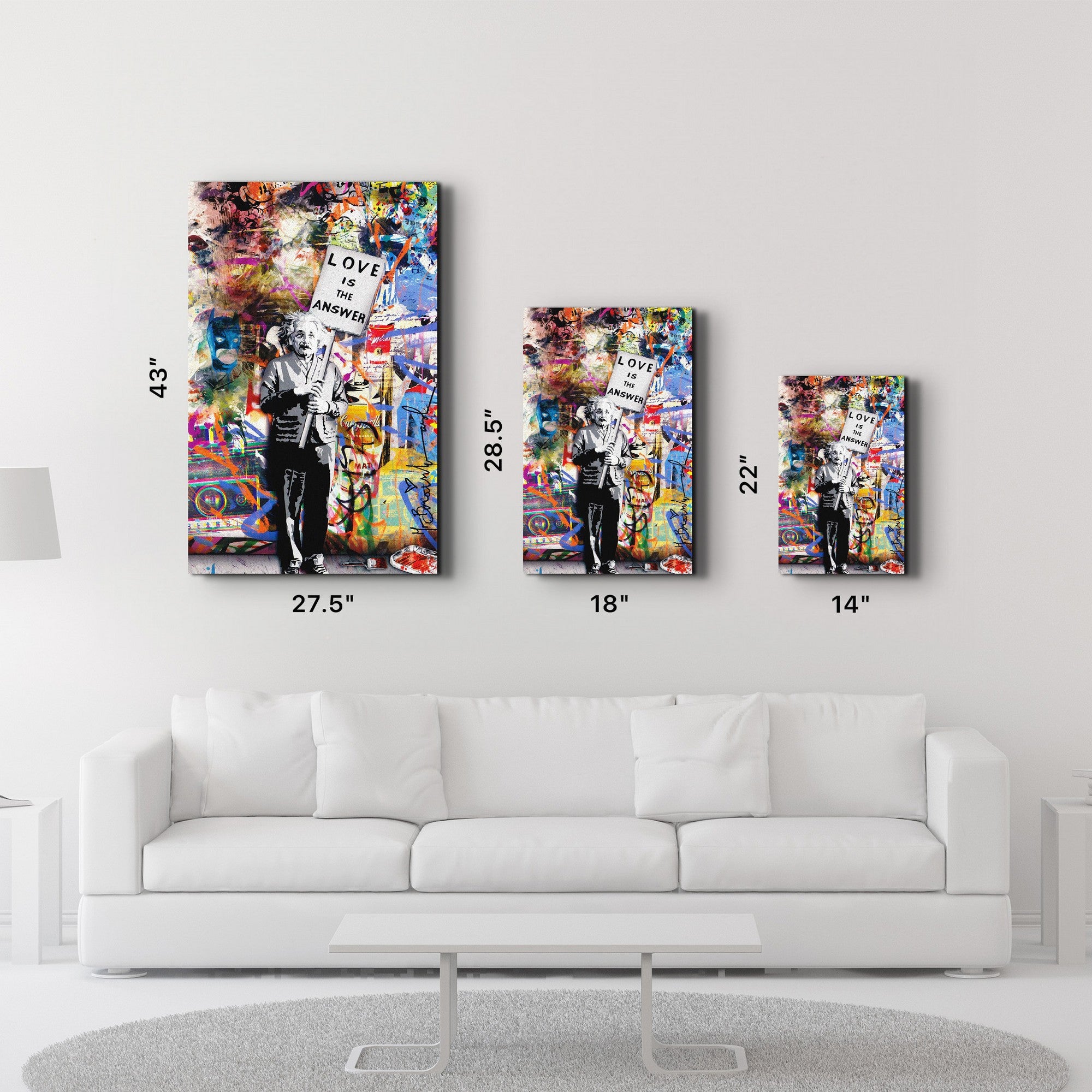 Quadro Decorativo em Vidro Temperado Multicolor 35x55 cm (4 mm) – Impressão UV | VFT-3028