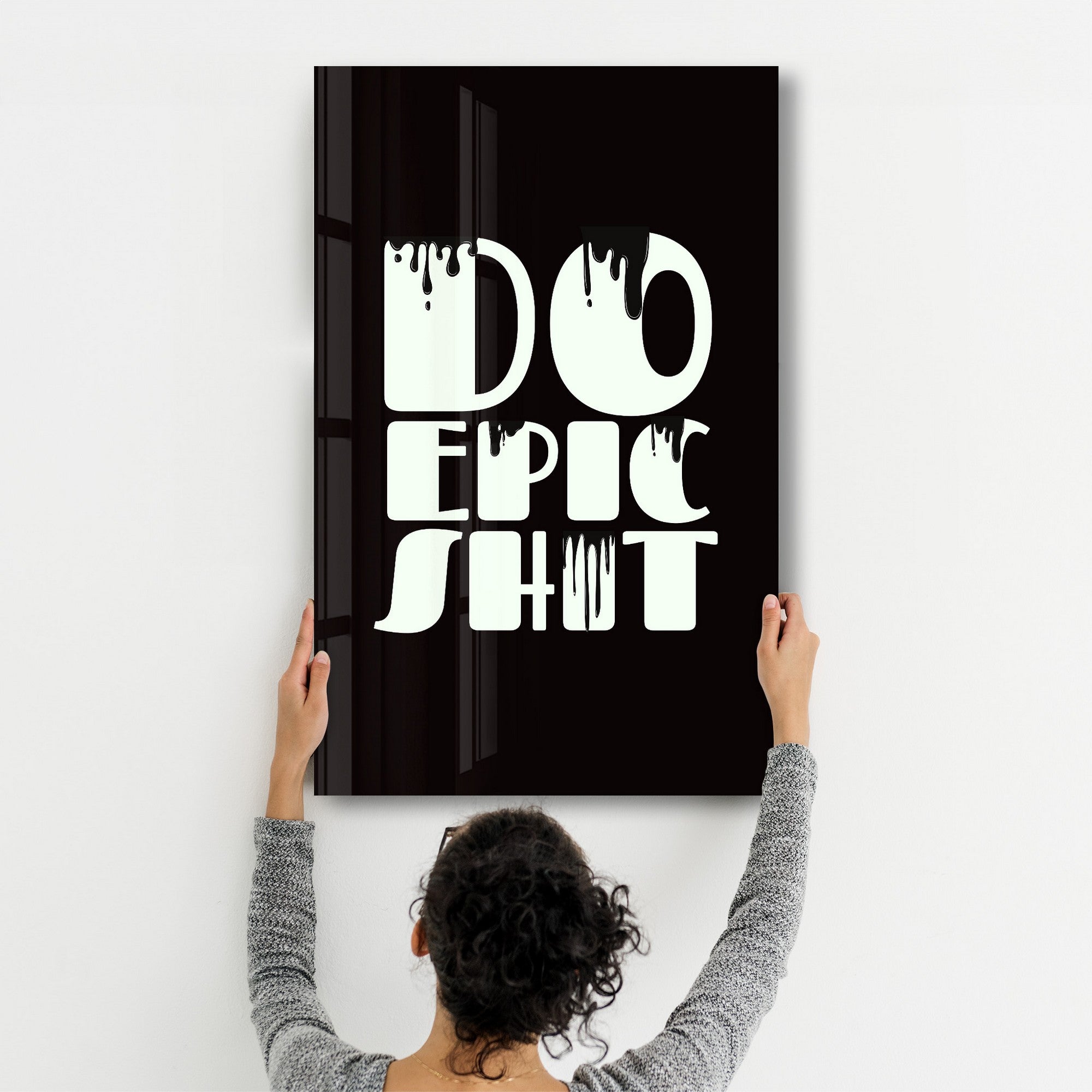 Quadro Decorativo em Vidro Temperado Multicolor 35x55cm - Impressão UV de Alta Qualidade