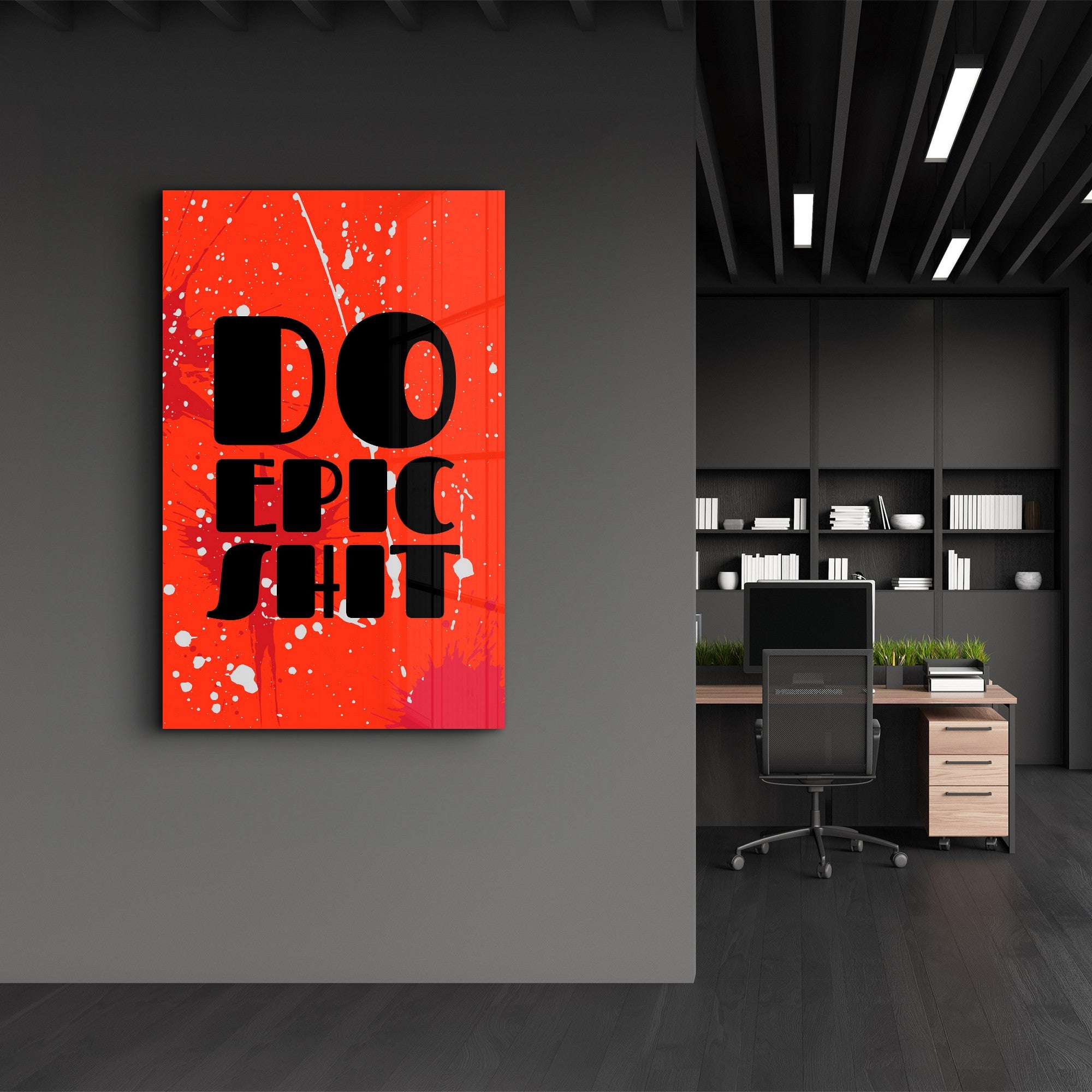 Quadro em Vidro Temperado Multicolor 35x55 cm VFT-3033 – Impressão UV, 4 mm