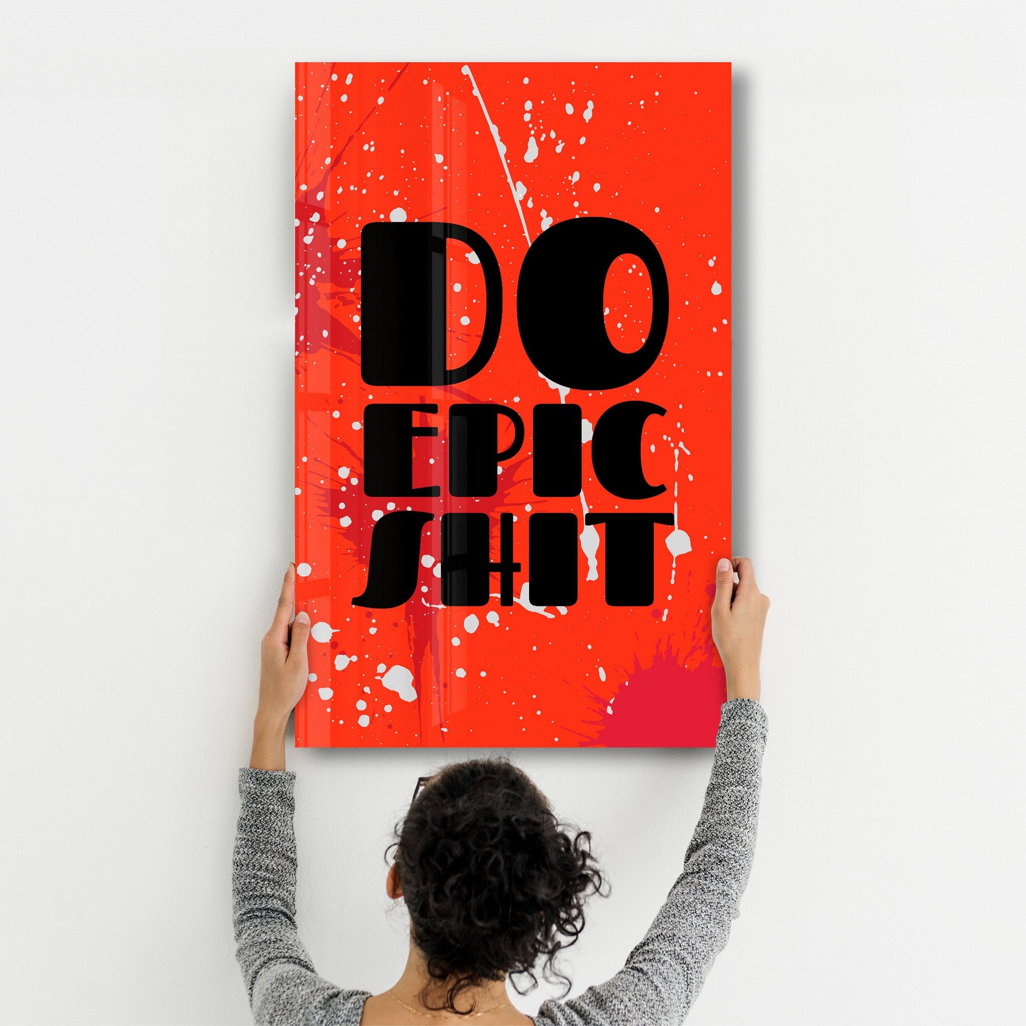 Quadro em Vidro Temperado Multicolor 35x55 cm VFT-3033 – Impressão UV, 4 mm