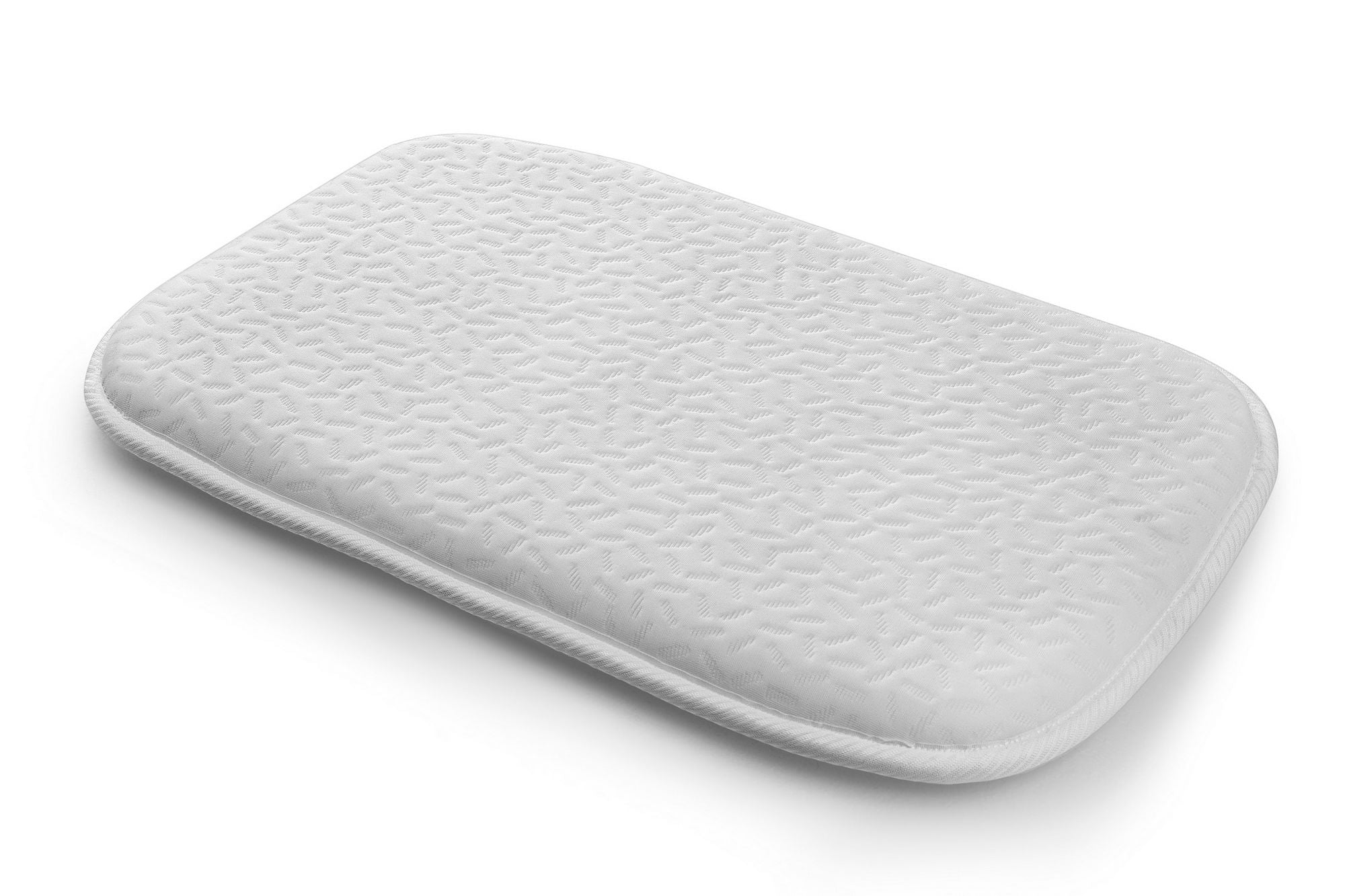 Berço de metal – 90 cm x 70 cm x 58 cm – Cinza e Branco