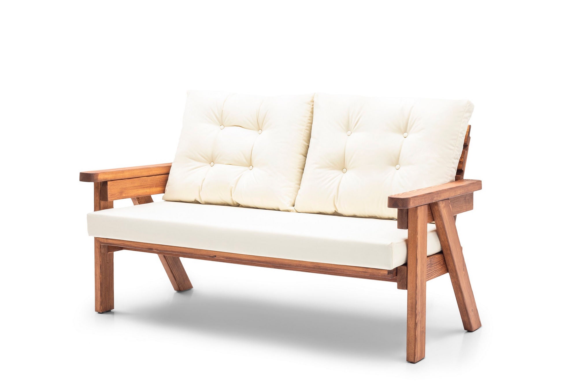 Sofá de jardim de 3 lugares-Abant-Creme
Noz