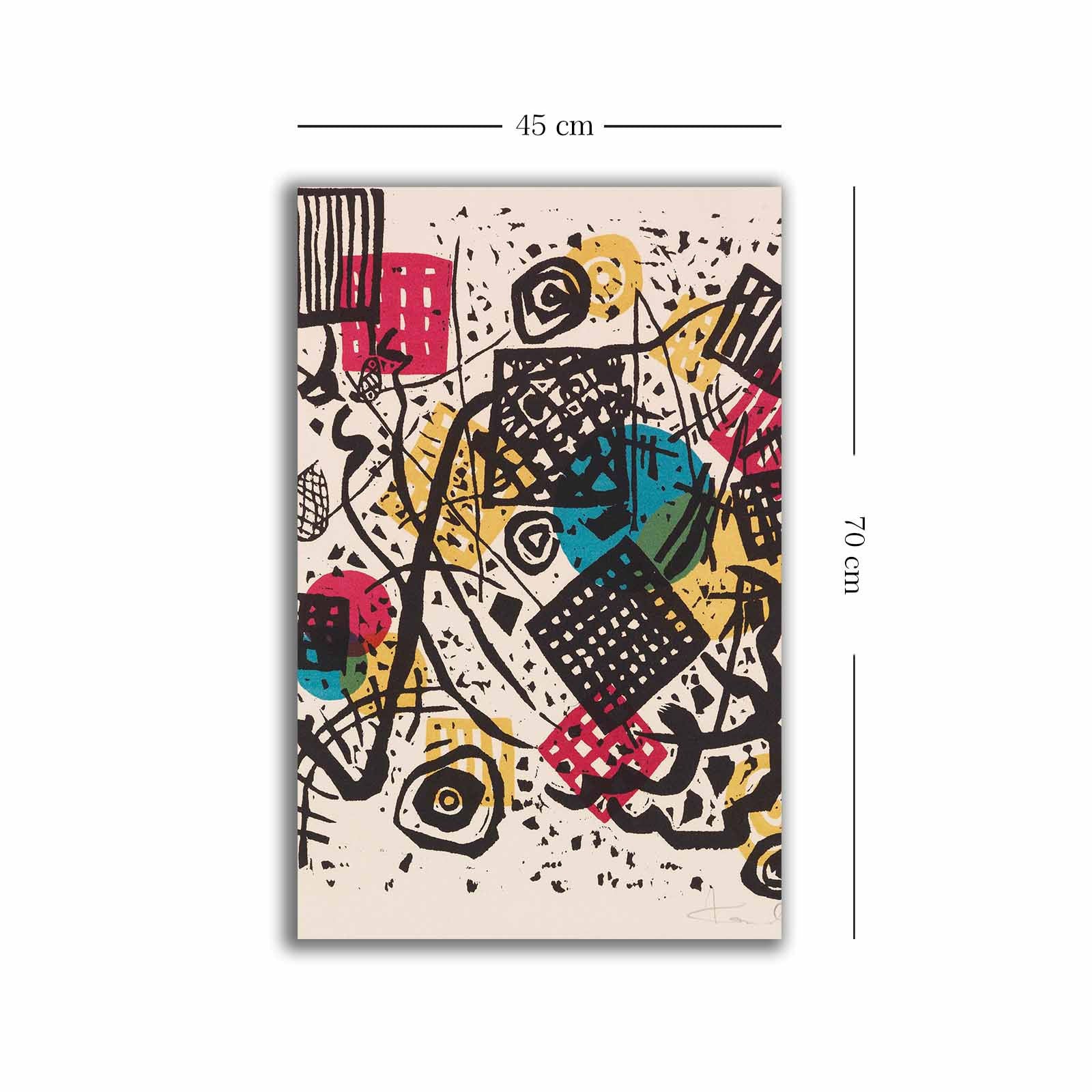 Pintura decorativa em tela – 45 x 70 cm – 100% tela – 100% madeira