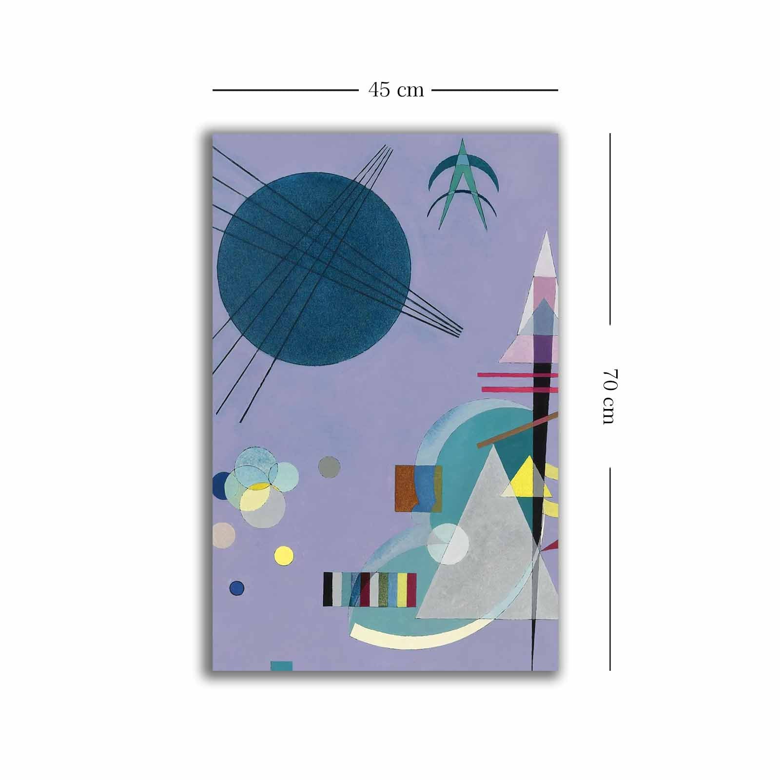 Pintura decorativa em tela – 45 x 70 cm – 100% tela – 100% moldura de madeira