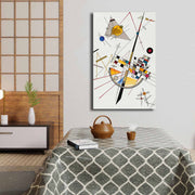 Pintura decorativa em tela – 45 x 70 cm – moldura de madeira