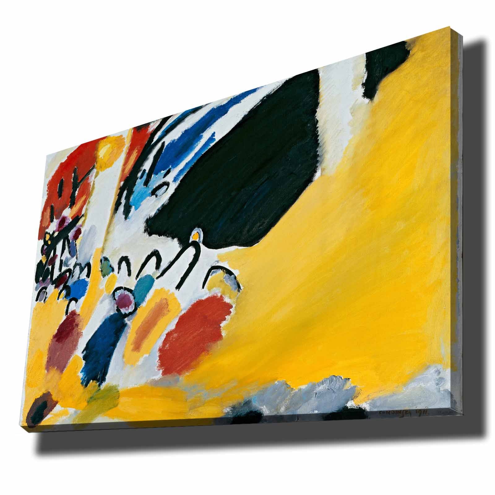 Pintura decorativa em tela – 70 x 100 cm – Madeira – 100% tela, 100% moldura de madeira