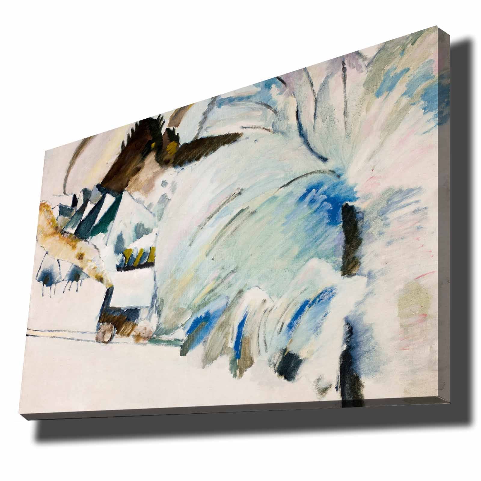 Pintura decorativa em tela – 70 x 100 cm – madeira – 100% tela, 100% moldura de madeira (2,8 cm de espessura)