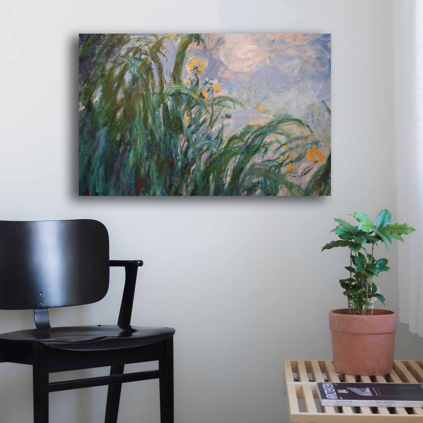 Quadro em Canvas 100% Multicolor 45 x 70 cm com Moldura de Pinho