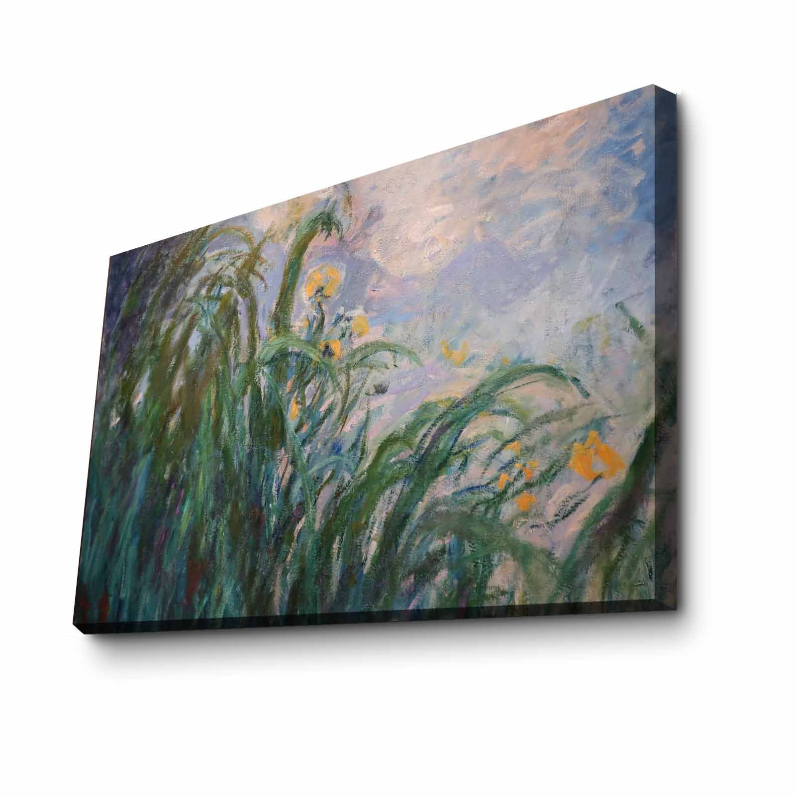 Quadro em Canvas 100% Multicolor 45 x 70 cm com Moldura de Pinho